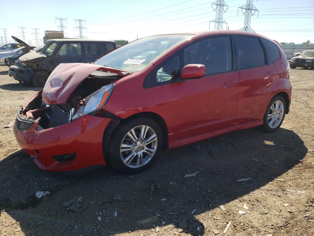 HONDA FIT 2009 jhmge88459s053198