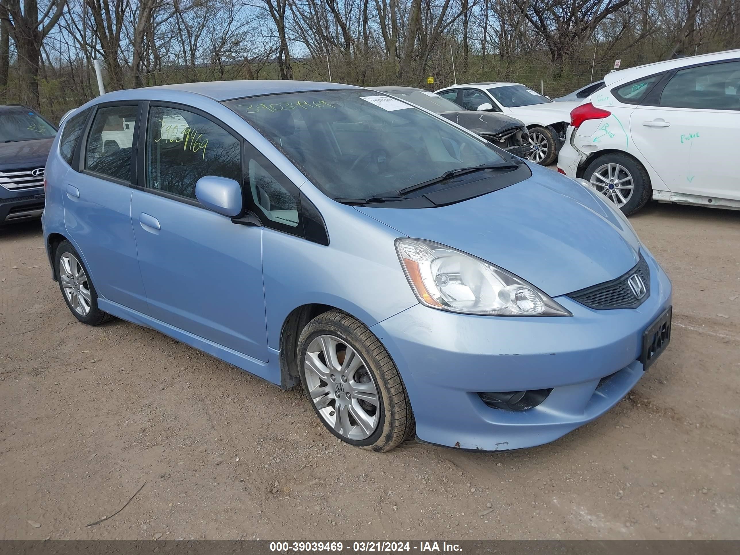 HONDA FIT 2009 jhmge88469s054313