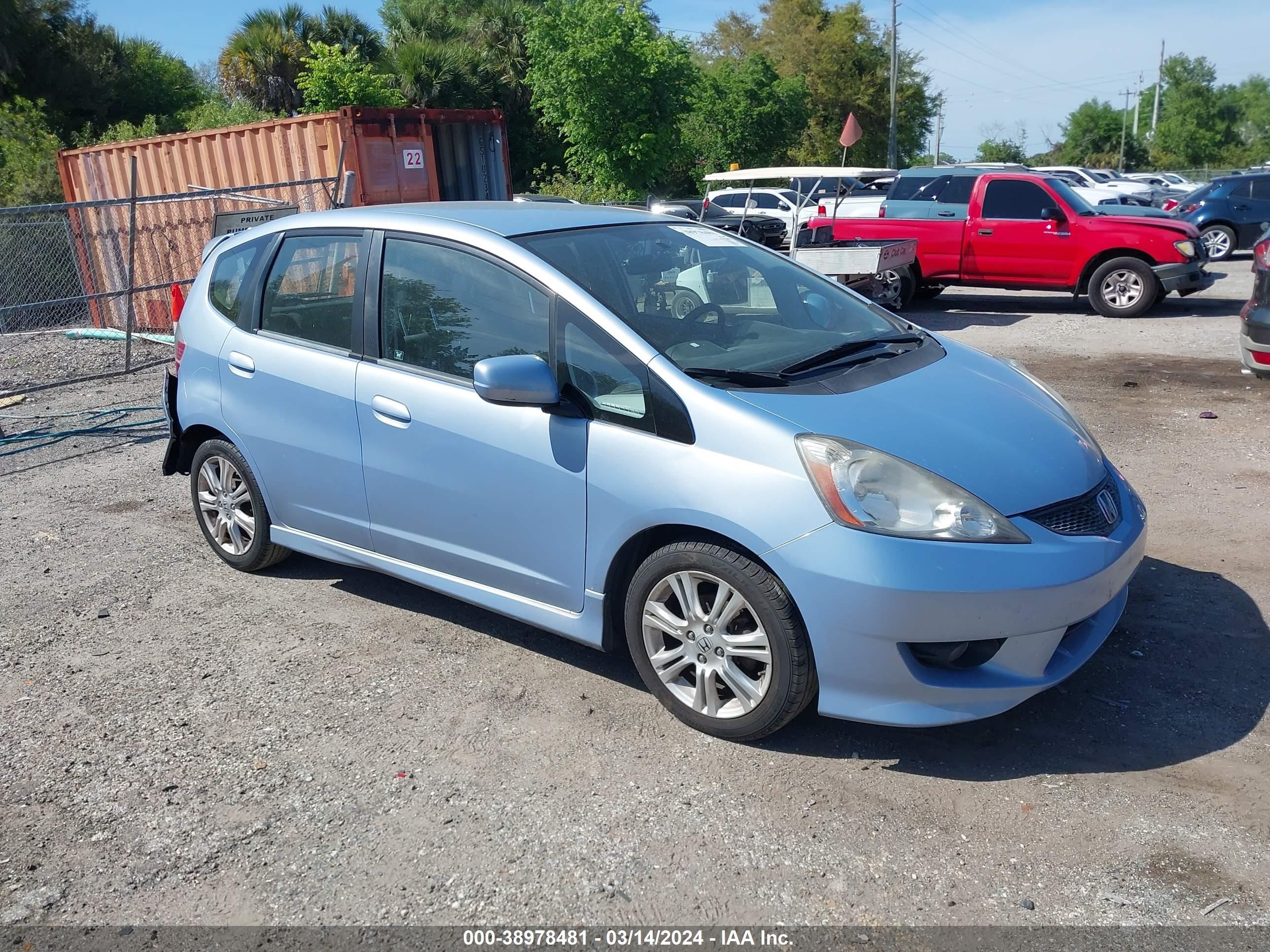 HONDA FIT 2009 jhmge88479s031638