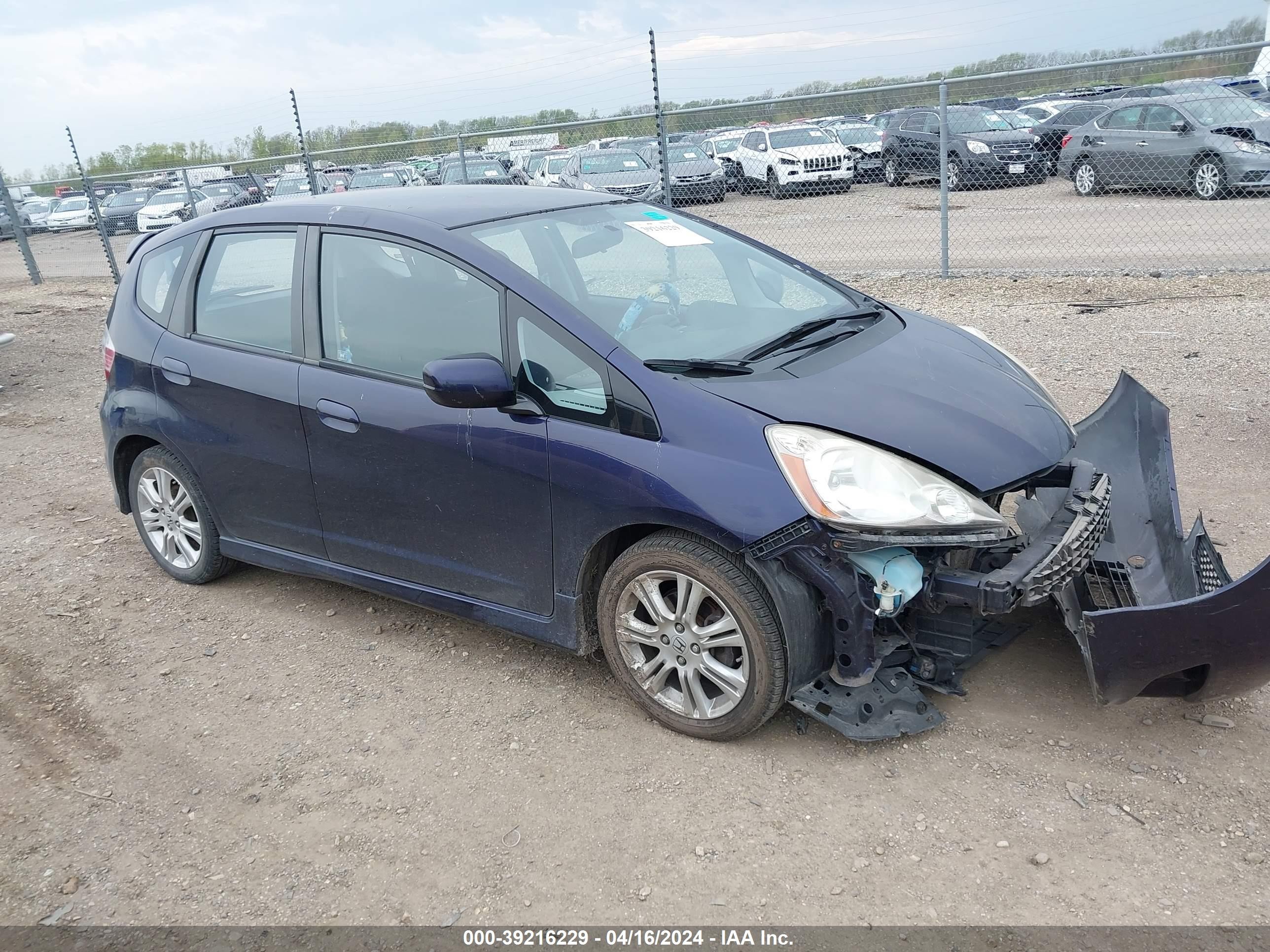 HONDA FIT 2009 jhmge88489s011253