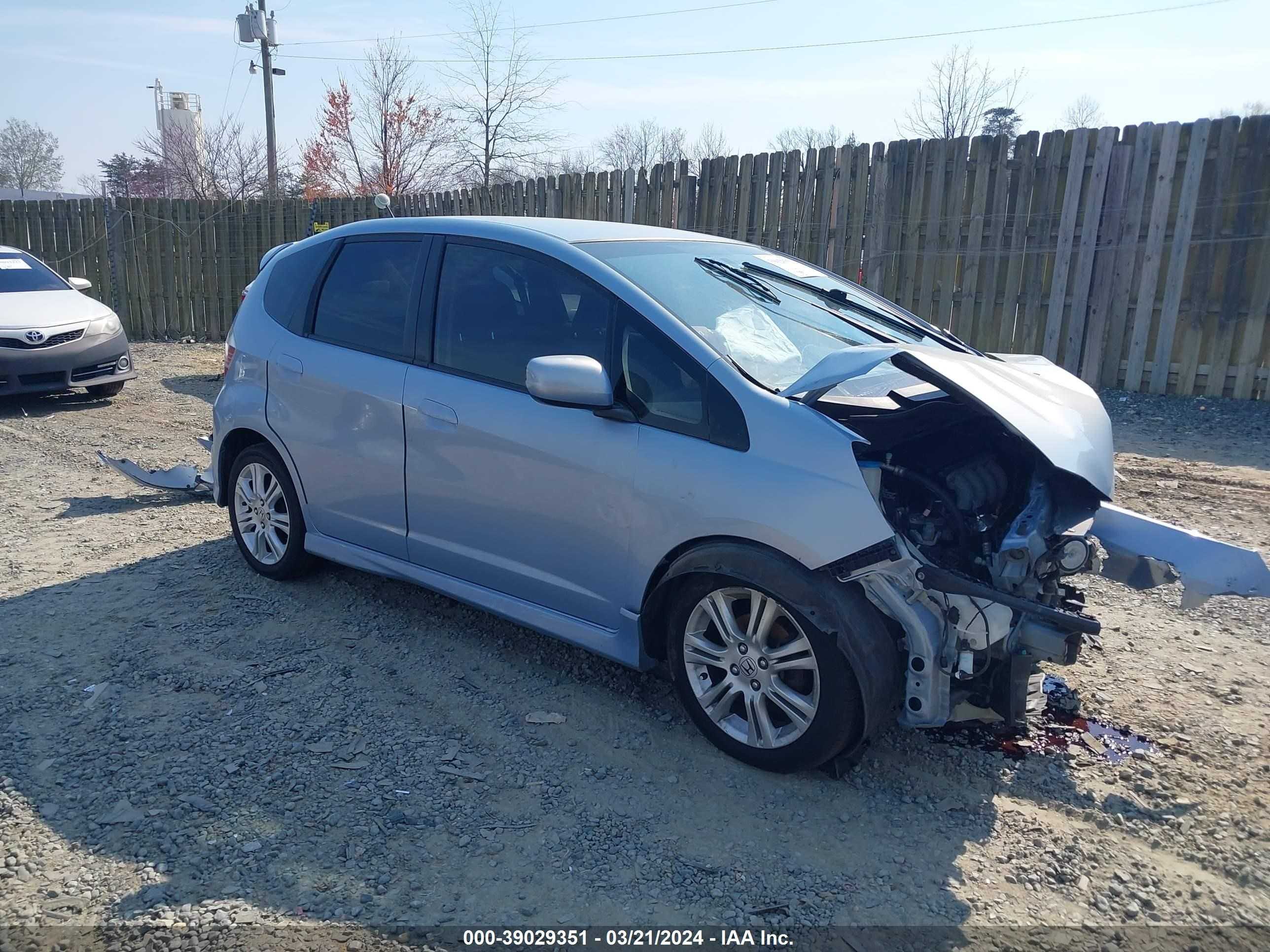 HONDA FIT 2009 jhmge88489s021202