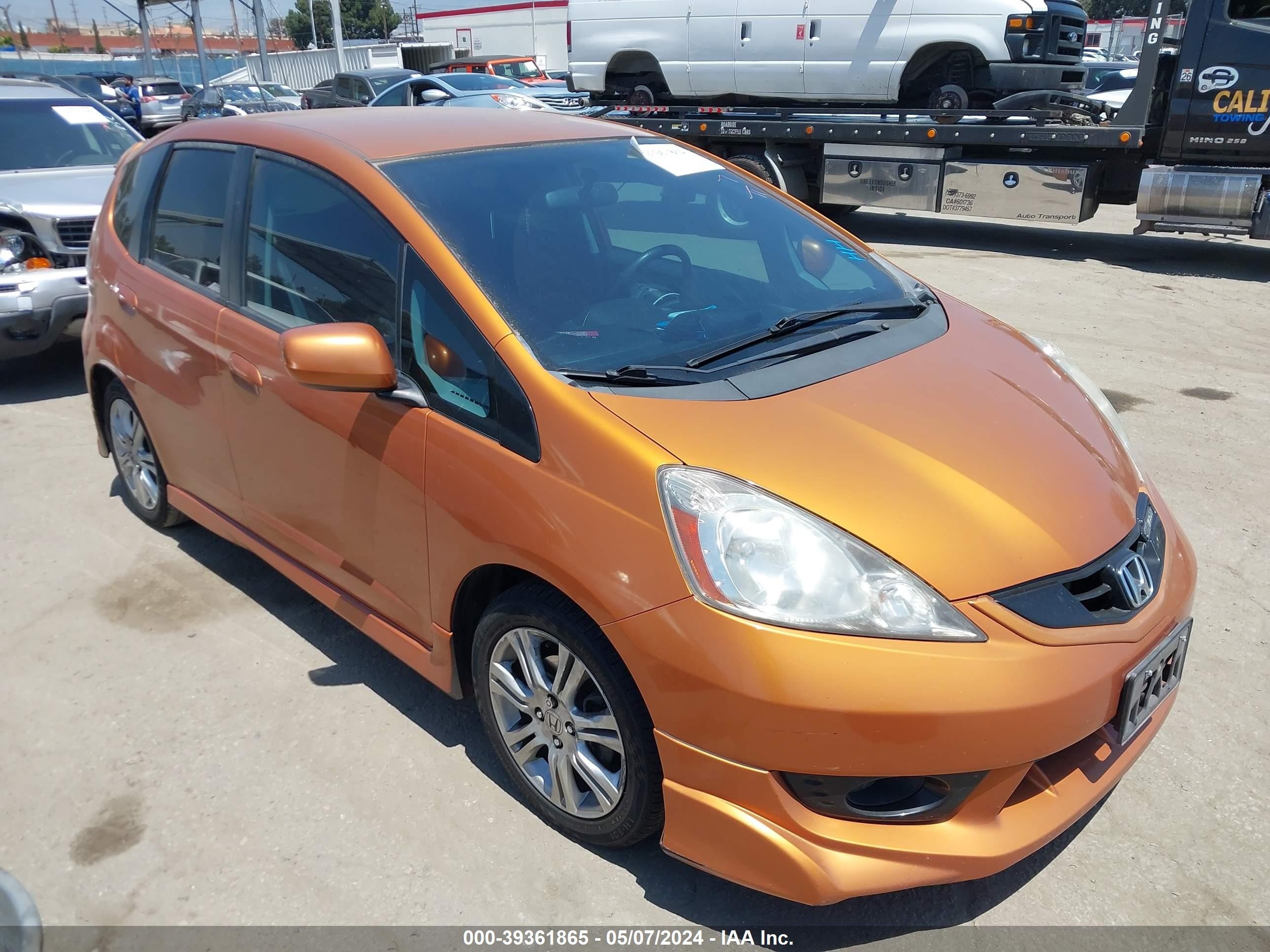 HONDA FIT 2009 jhmge88489s075857