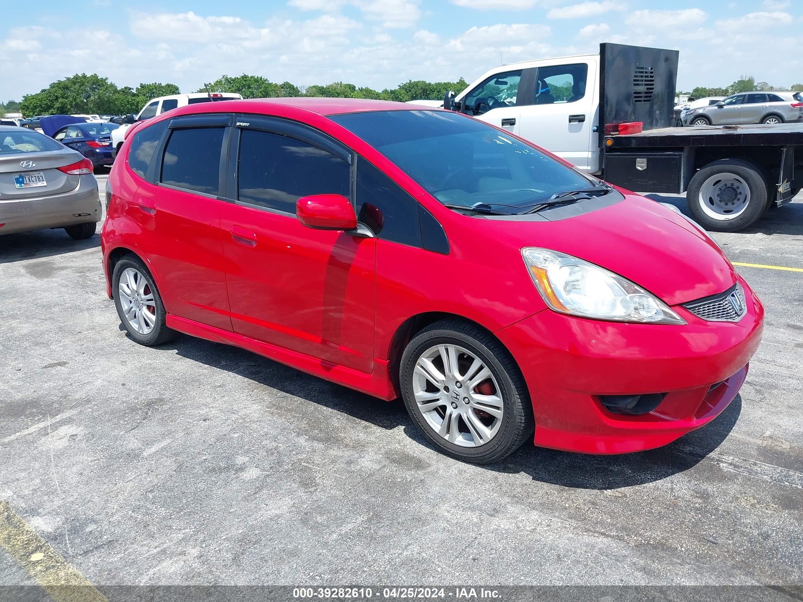 HONDA FIT 2009 jhmge88499s023427