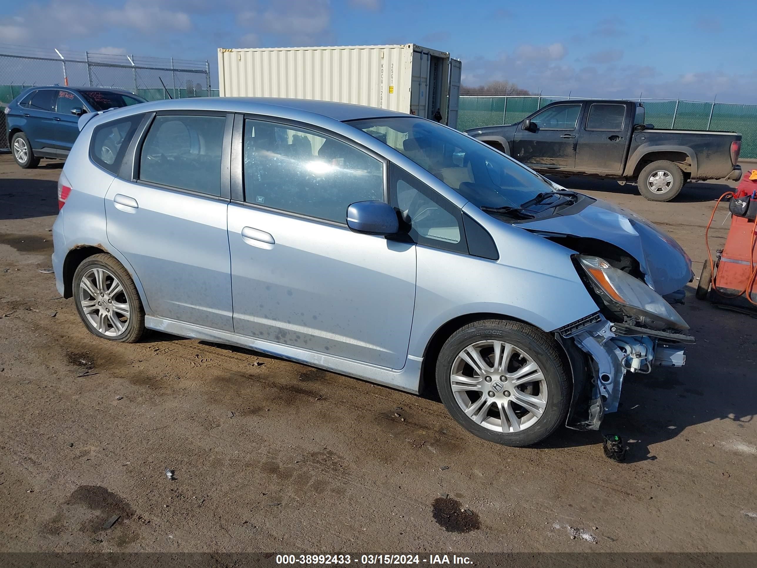 HONDA FIT 2009 jhmge88499s044472