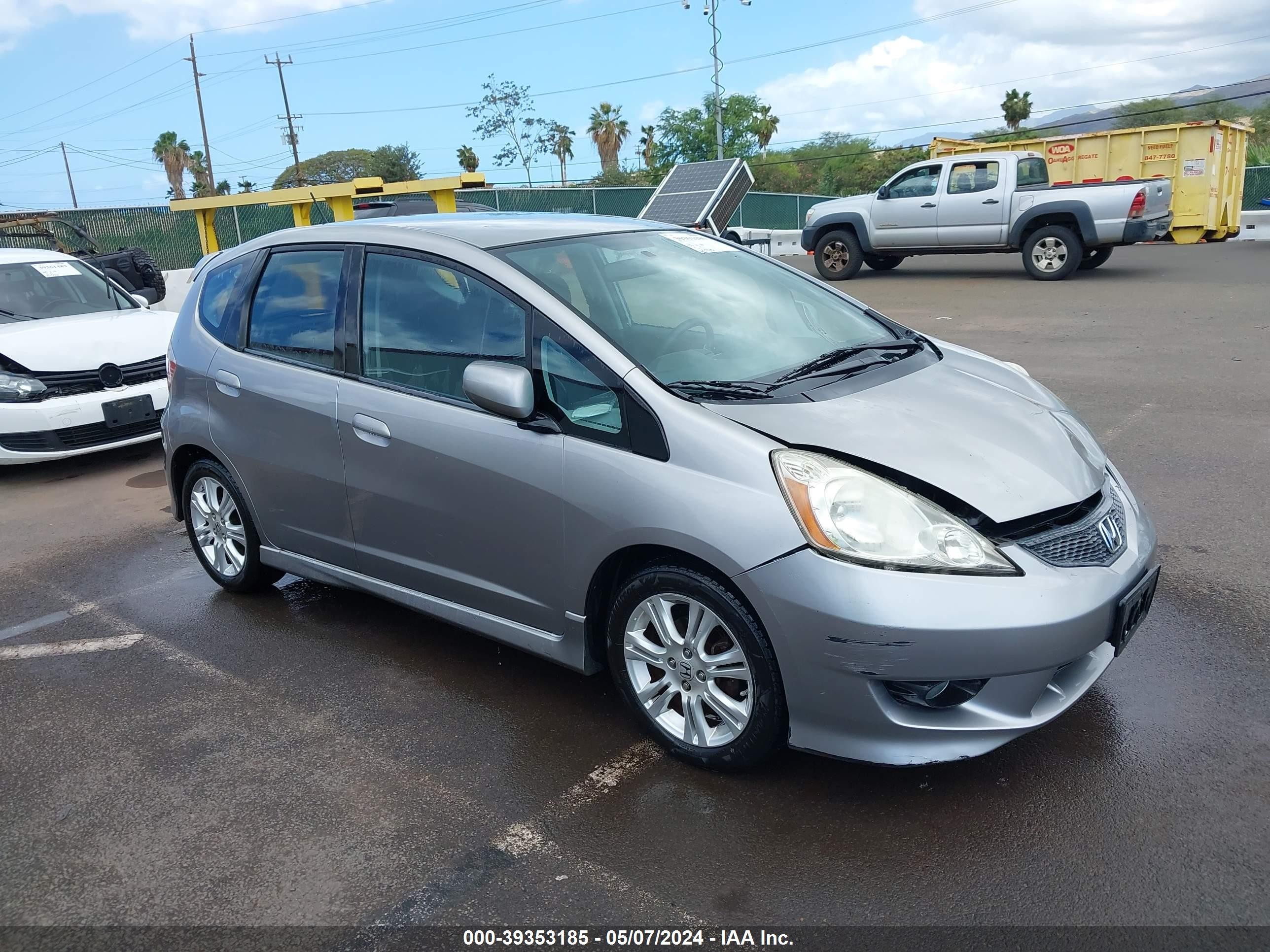 HONDA FIT 2009 jhmge884x9s068568