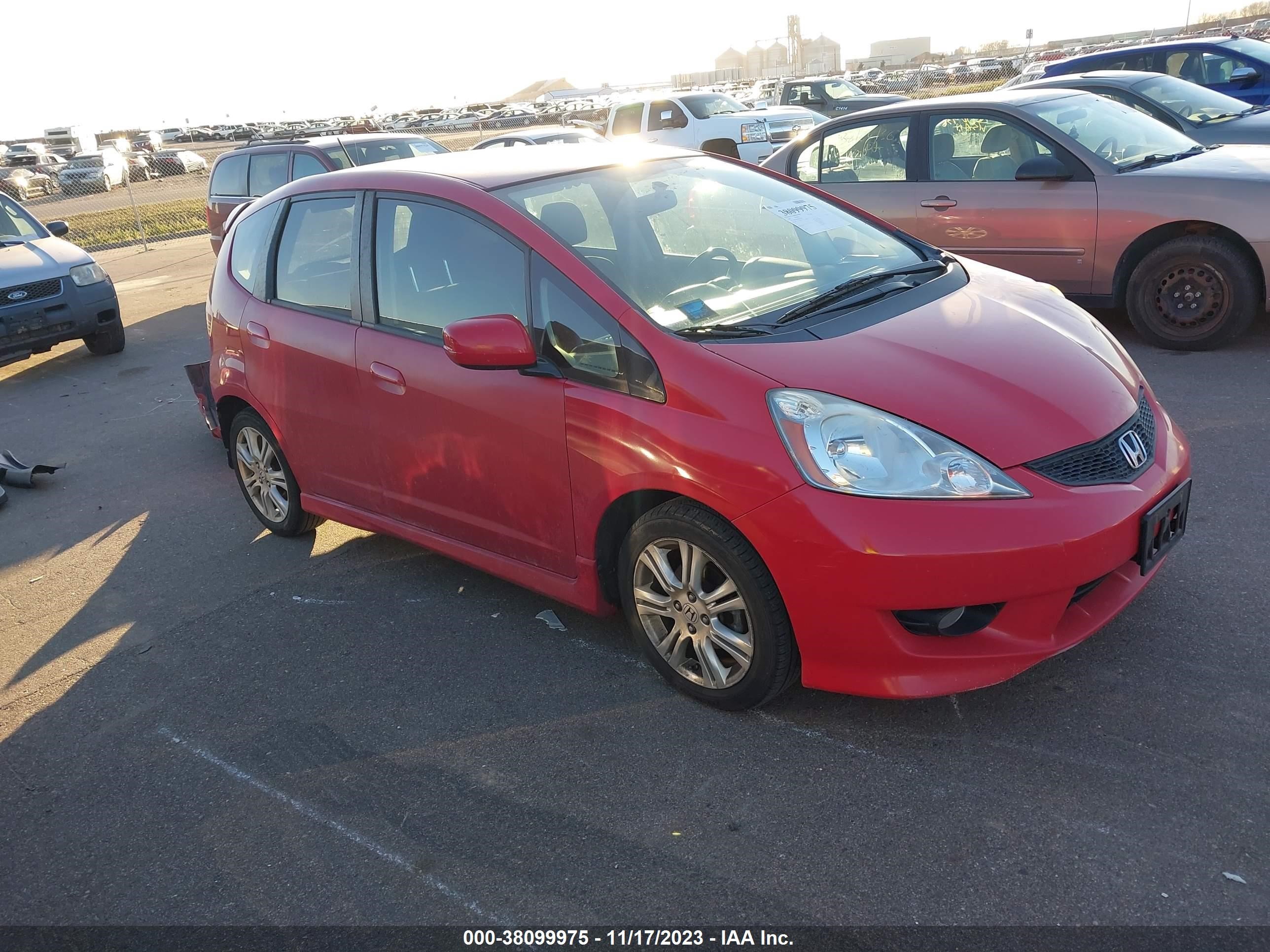 HONDA FIT 2009 jhmge884x9s073687