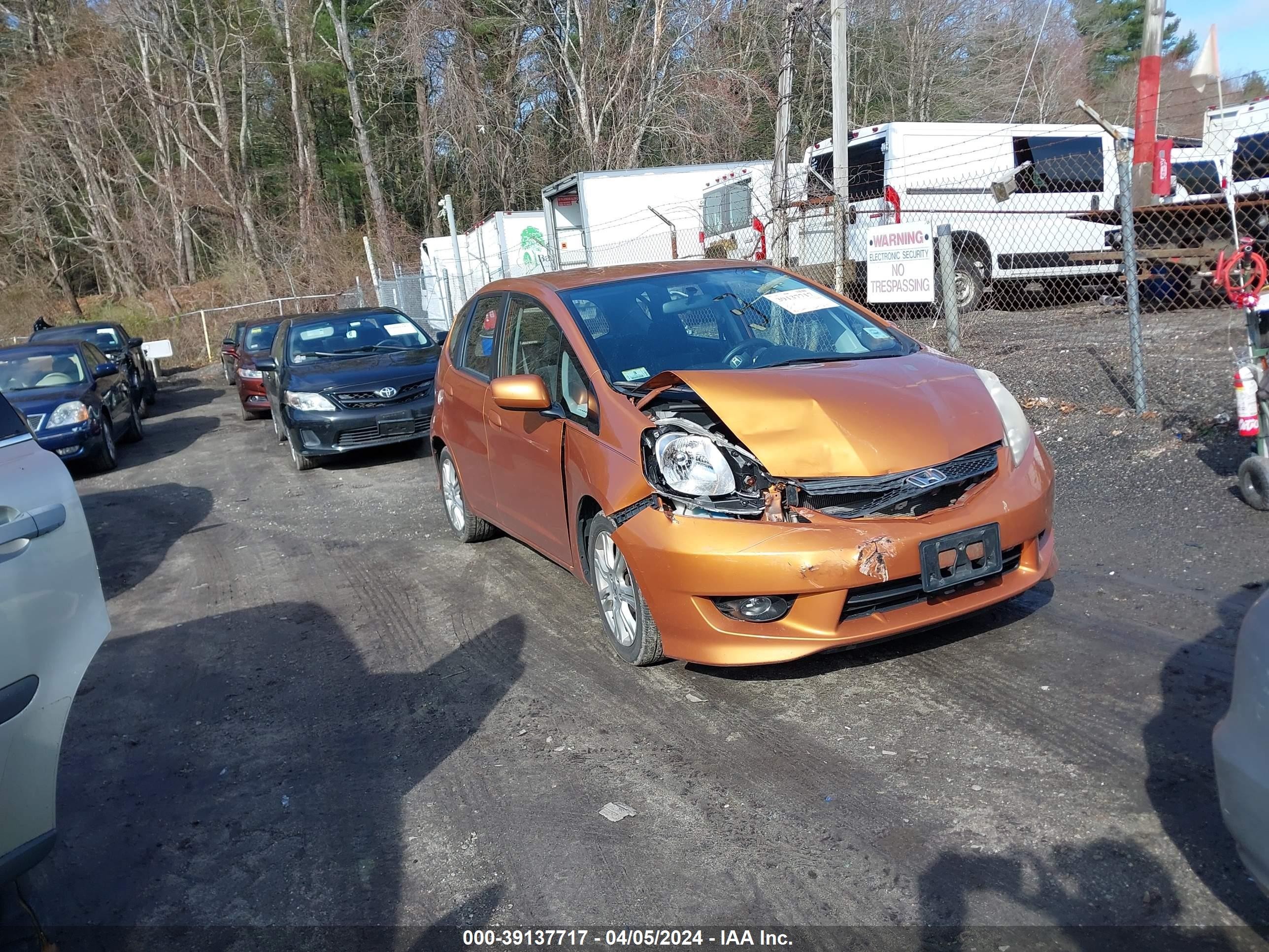 HONDA FIT 2009 jhmge884x9s075892