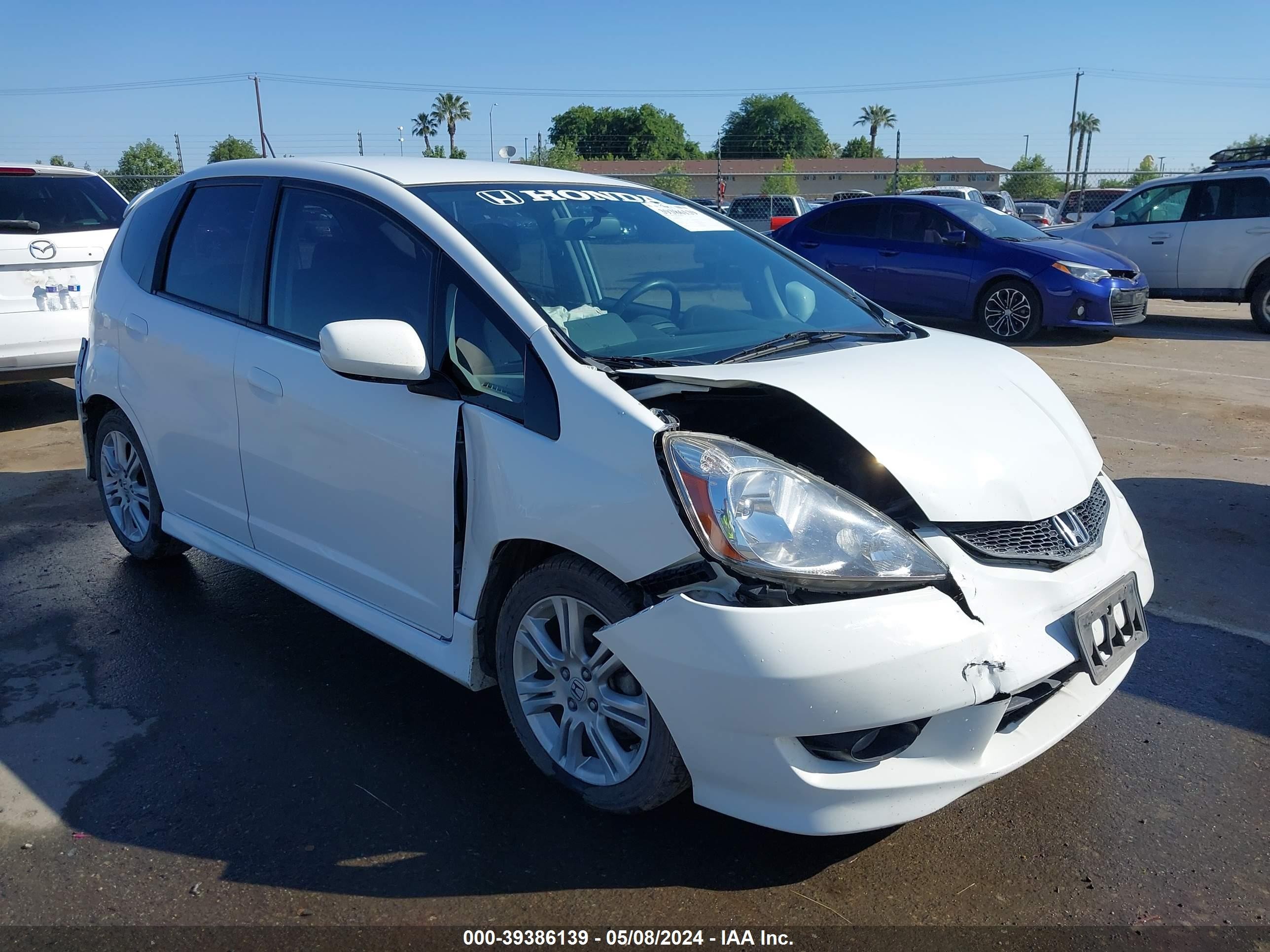 HONDA FIT 2009 jhmge88659s034782