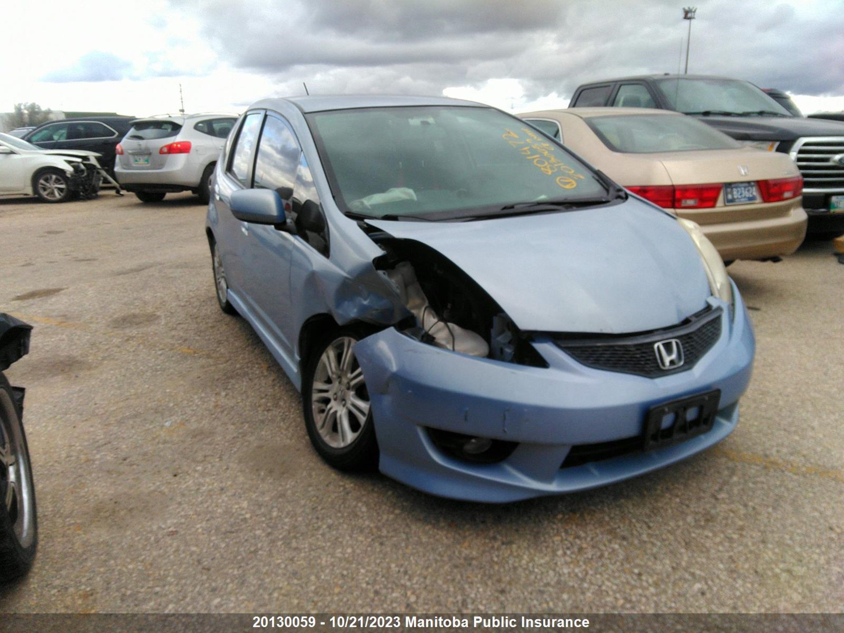 HONDA FIT 2009 jhmge88809s801472