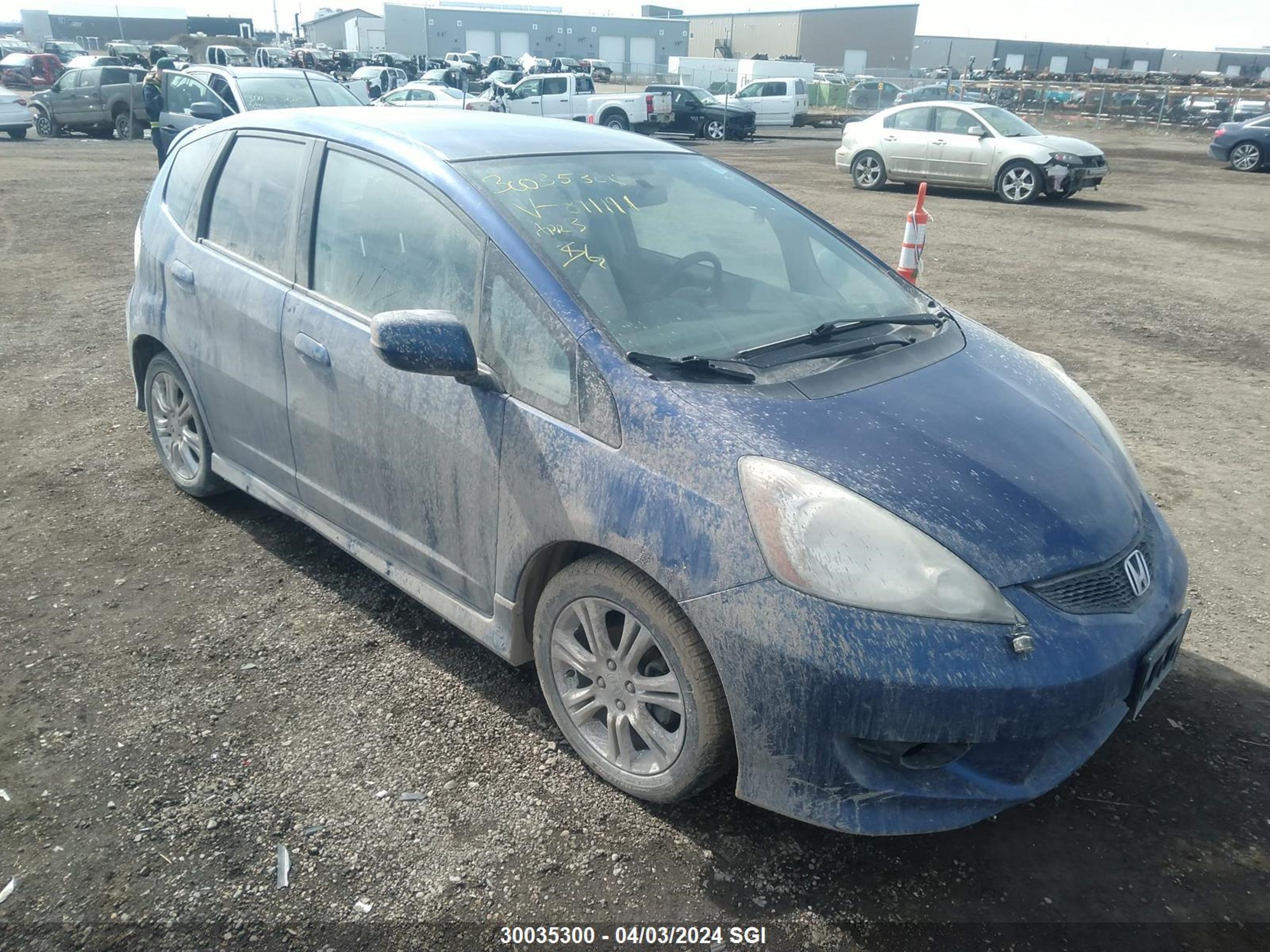 HONDA FIT 2009 jhmge88899s811191