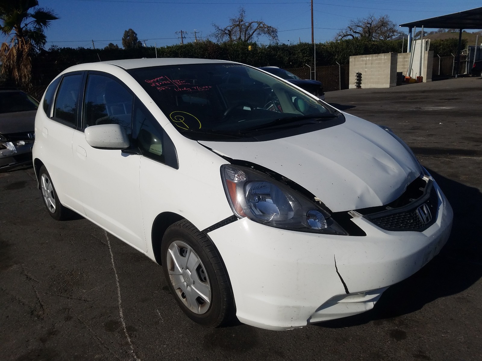 HONDA FIT 2013 jhmge8g31dc032229