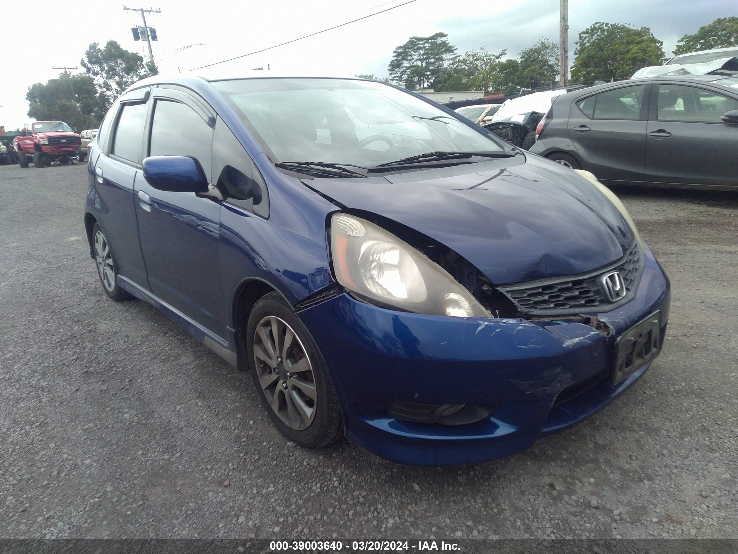 HONDA FIT 2013 jhmge8g52dc080341