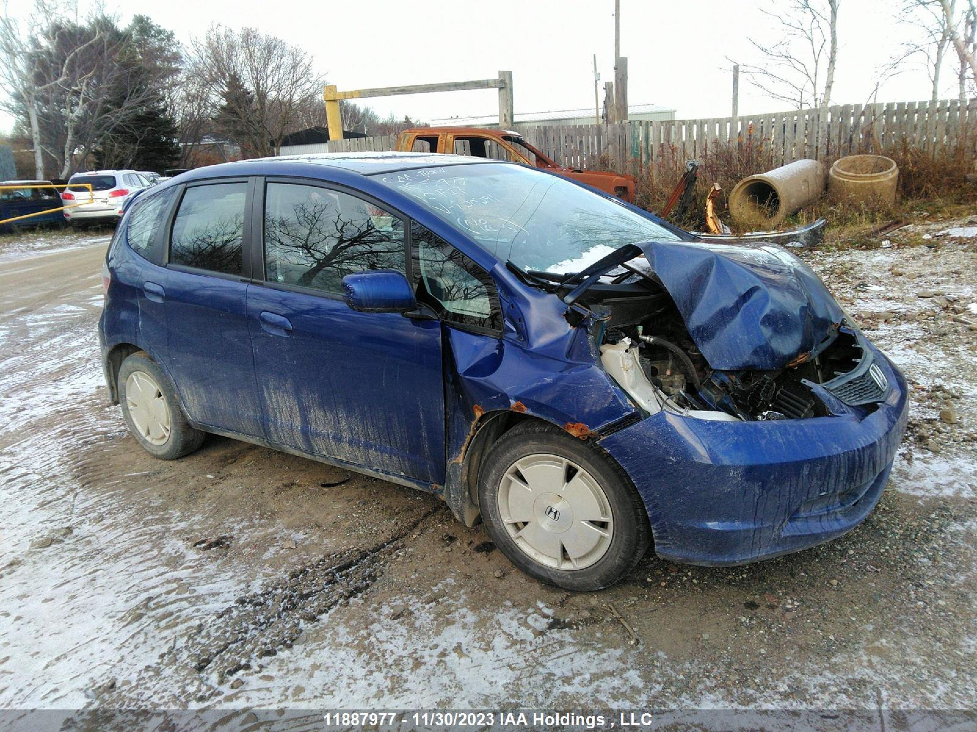 HONDA FIT 2010 jhmge8g58as800291