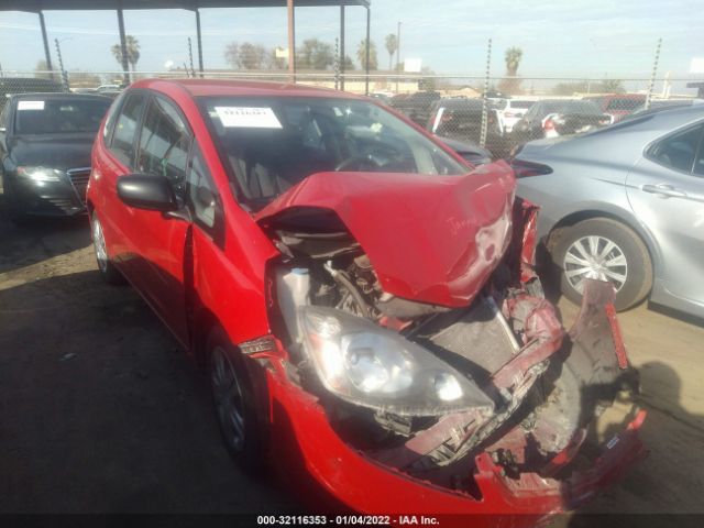 HONDA FIT 2010 jhmge8h27ac001469