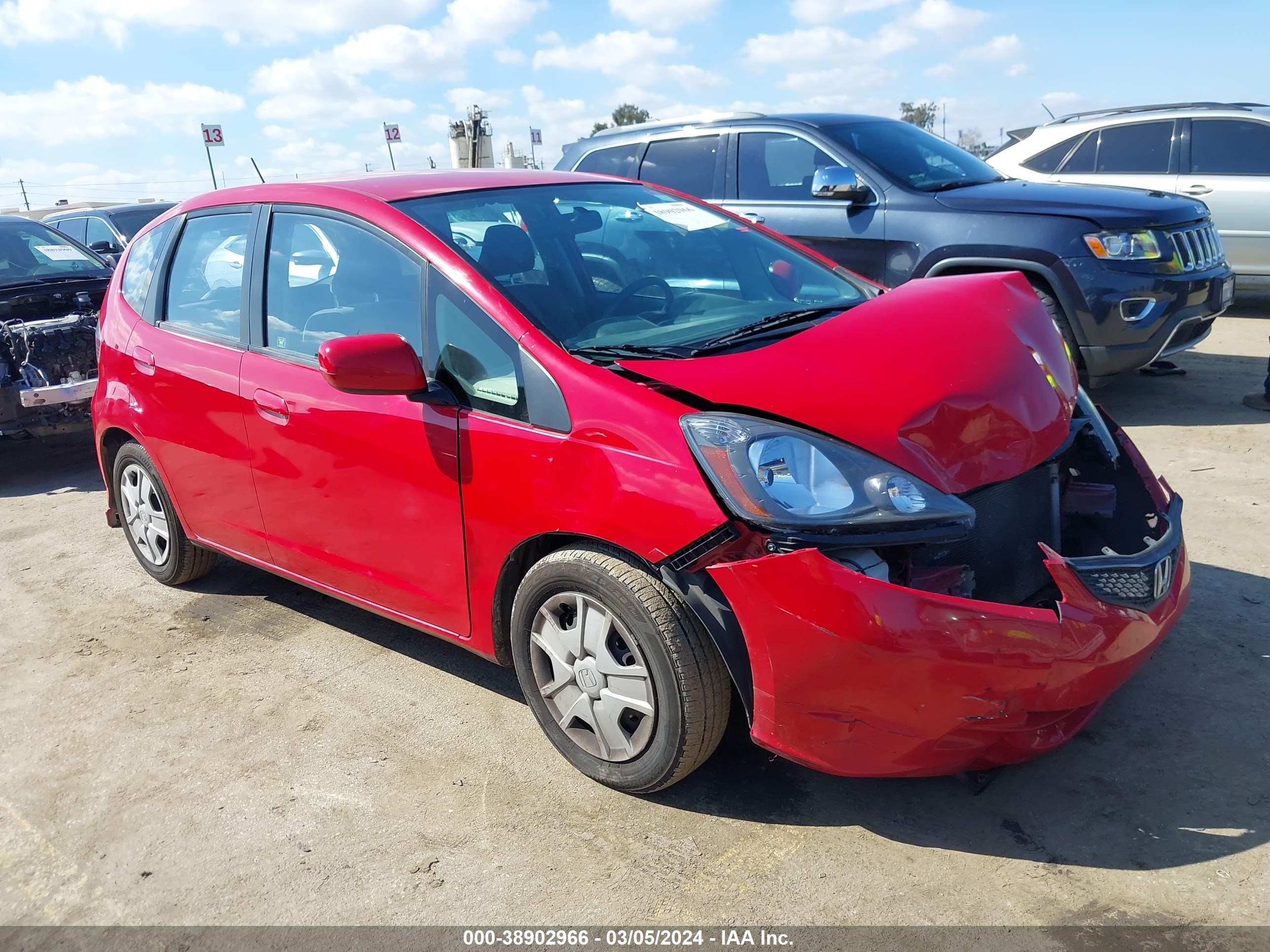 HONDA FIT 2013 jhmge8h31dc059929