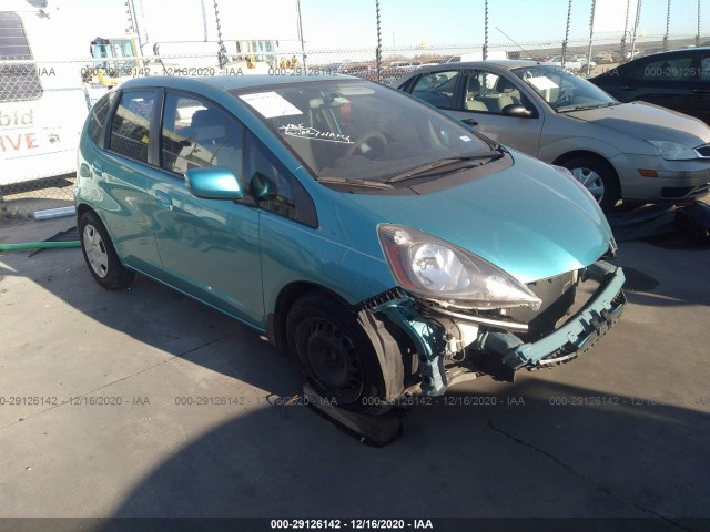 HONDA FIT 2013 jhmge8h36dc027249