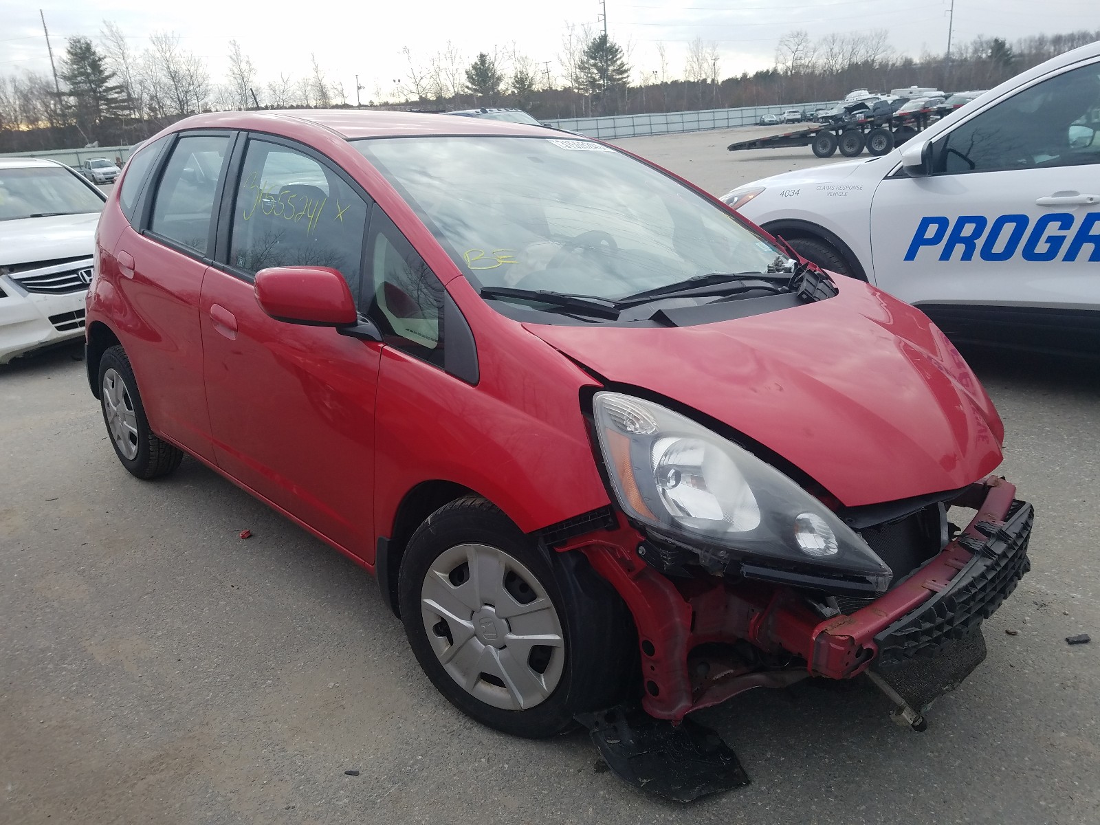 HONDA FIT 2013 jhmge8h36dc076497