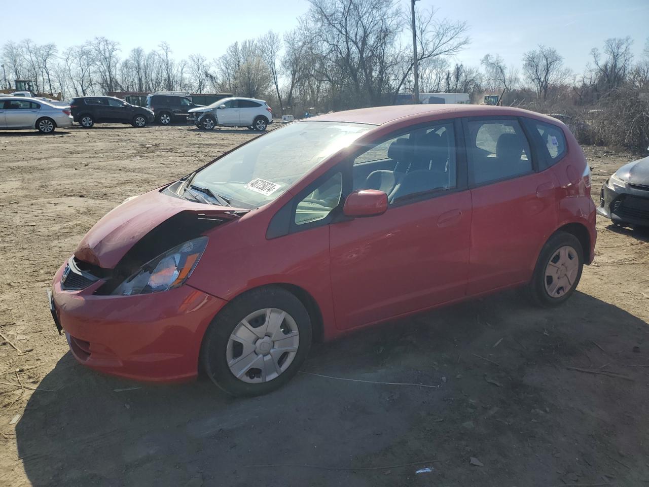 HONDA FIT 2013 jhmge8h37dc073527