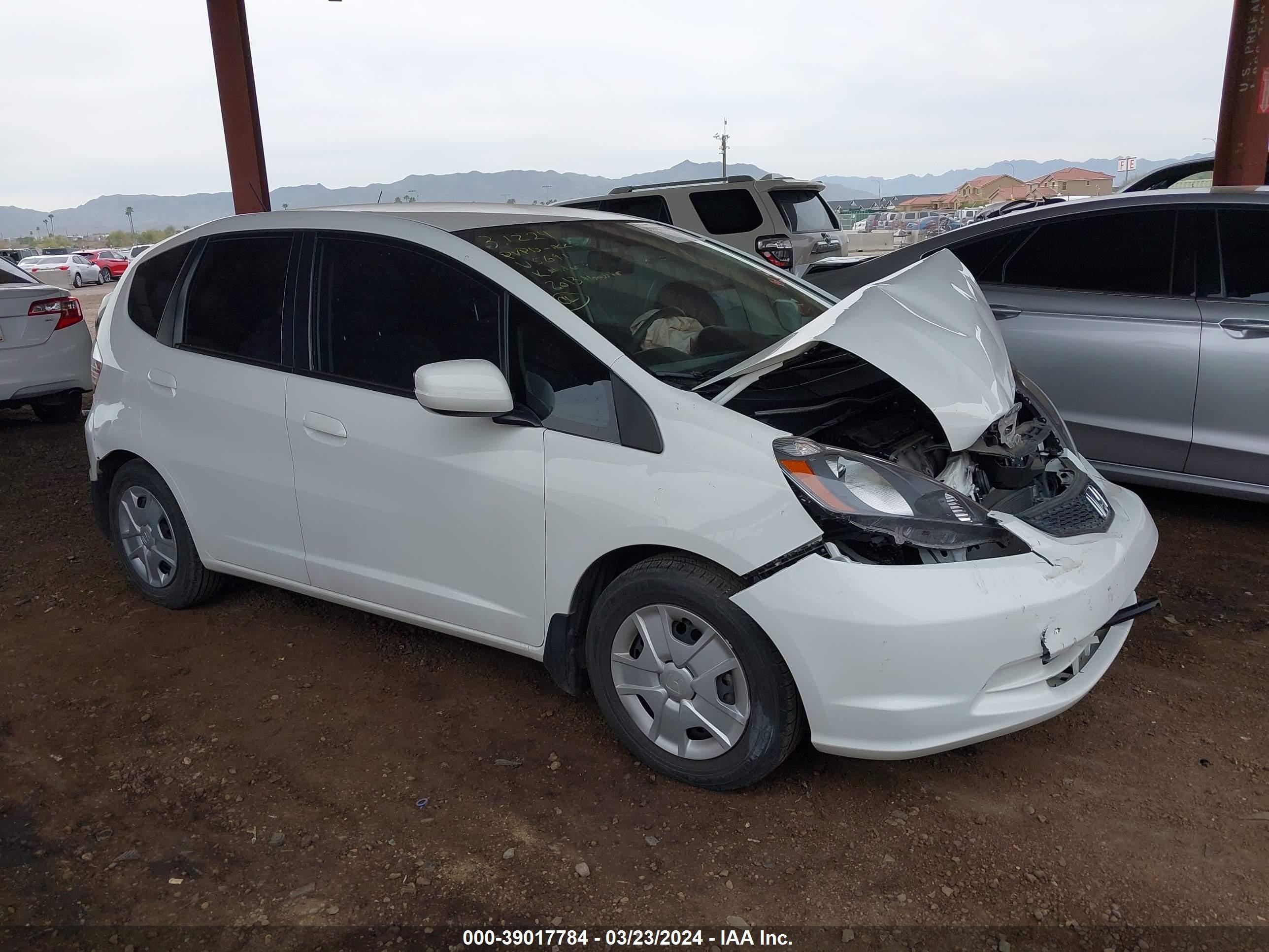 HONDA FIT 2013 jhmge8h38dc075691