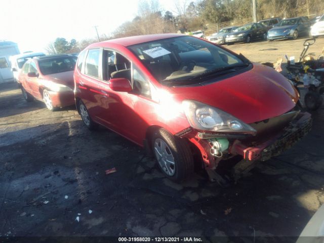 HONDA FIT 2013 jhmge8h39dc075036