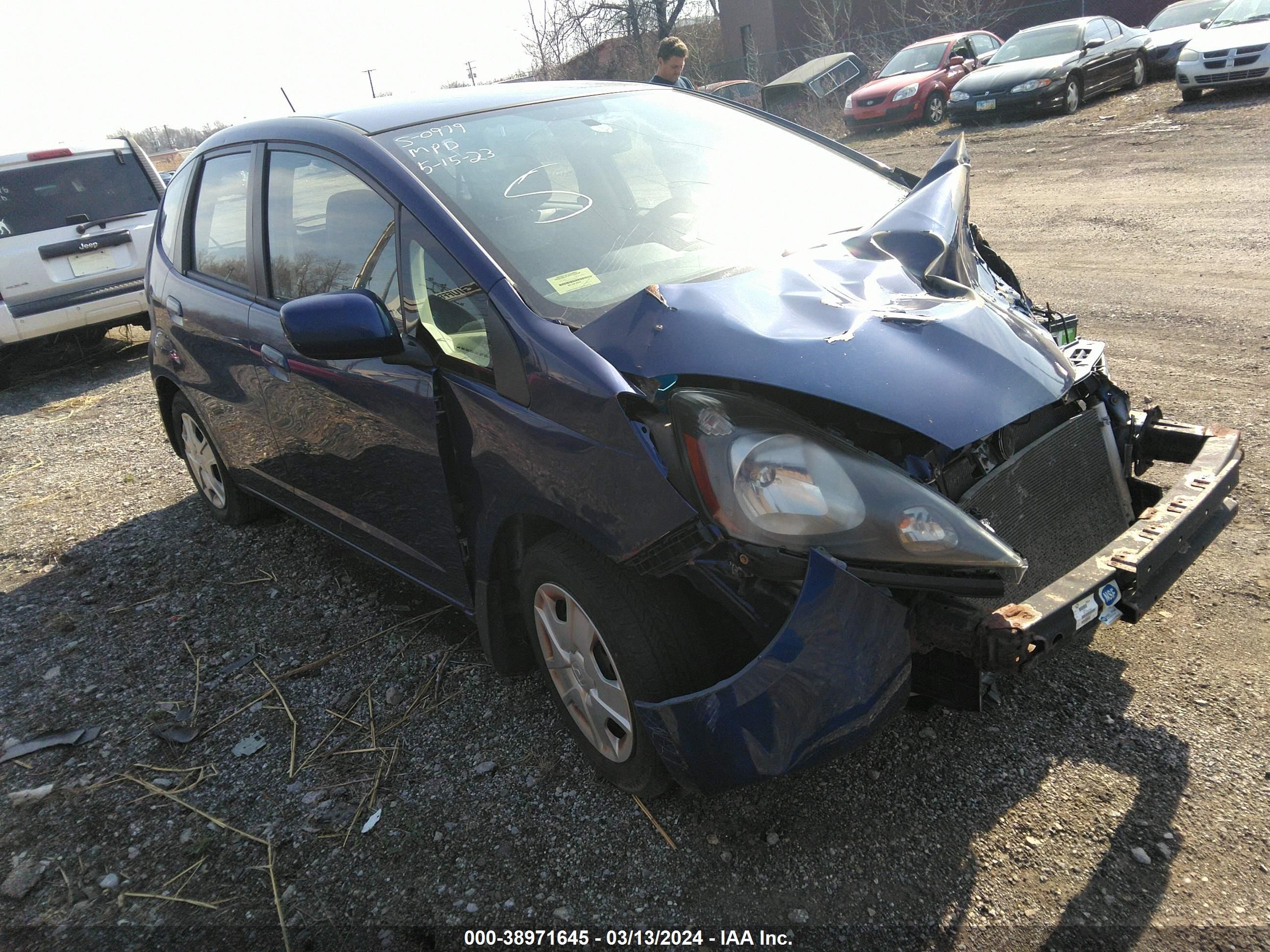 HONDA FIT 2013 jhmge8h39dc079796