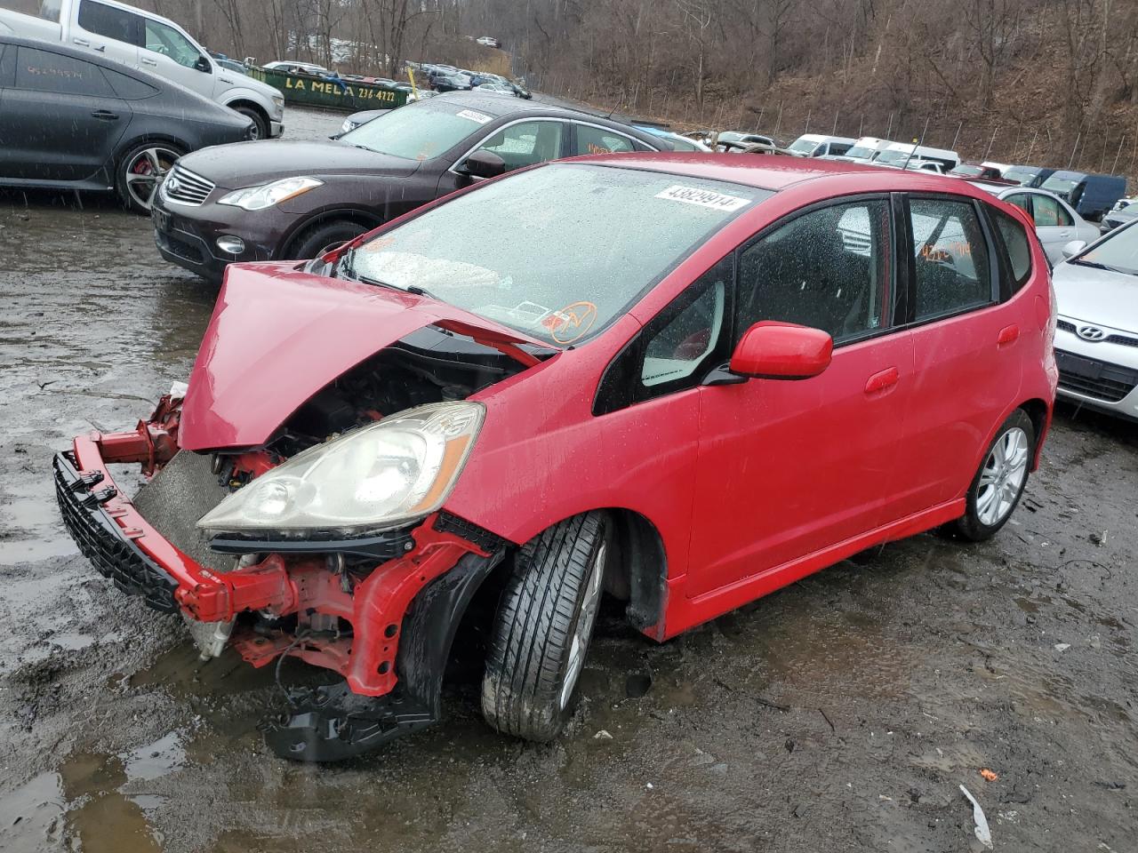 HONDA FIT 2010 jhmge8h45as001123