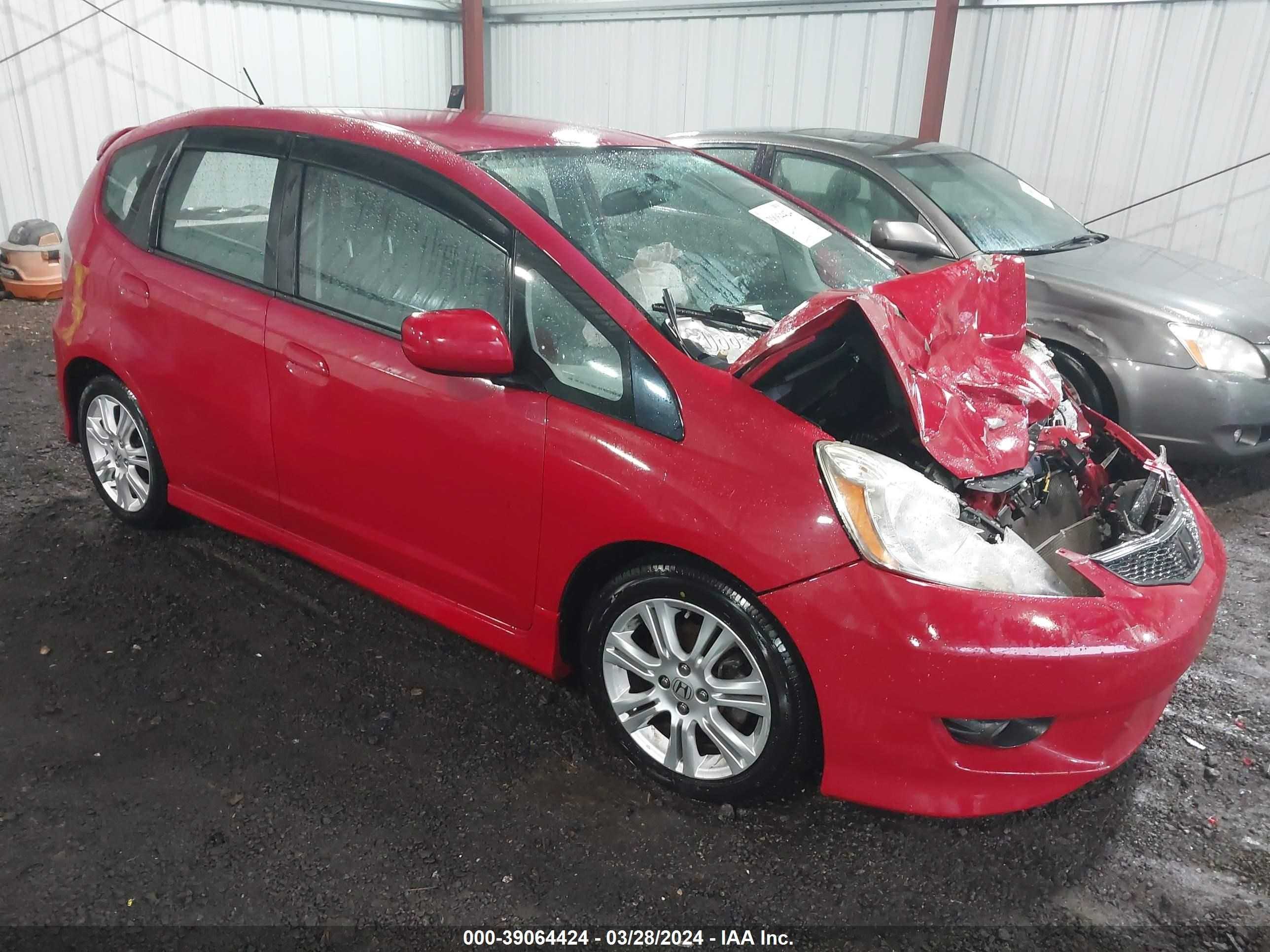 HONDA FIT 2010 jhmge8h47ac018743