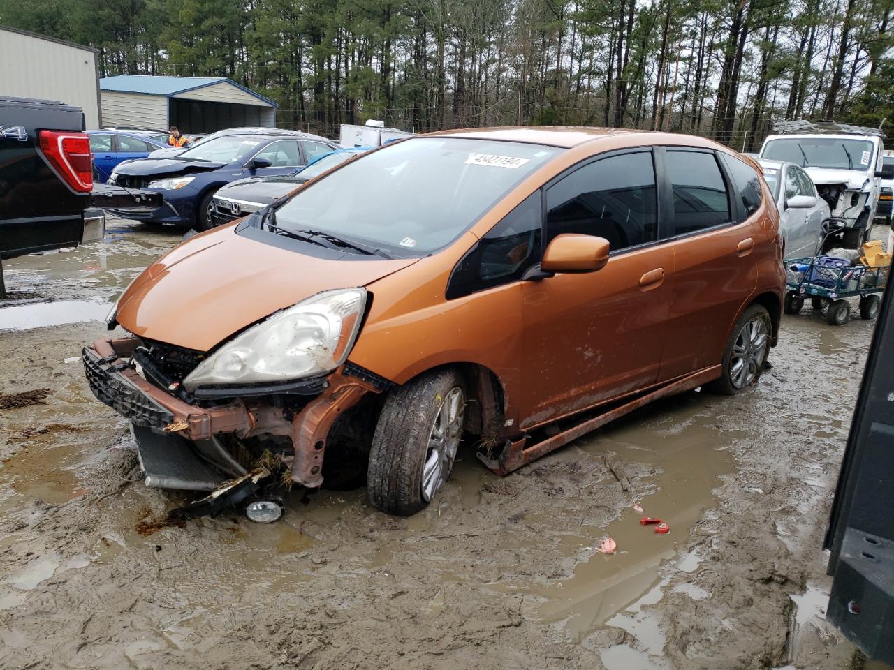 HONDA FIT 2010 jhmge8h49as025411