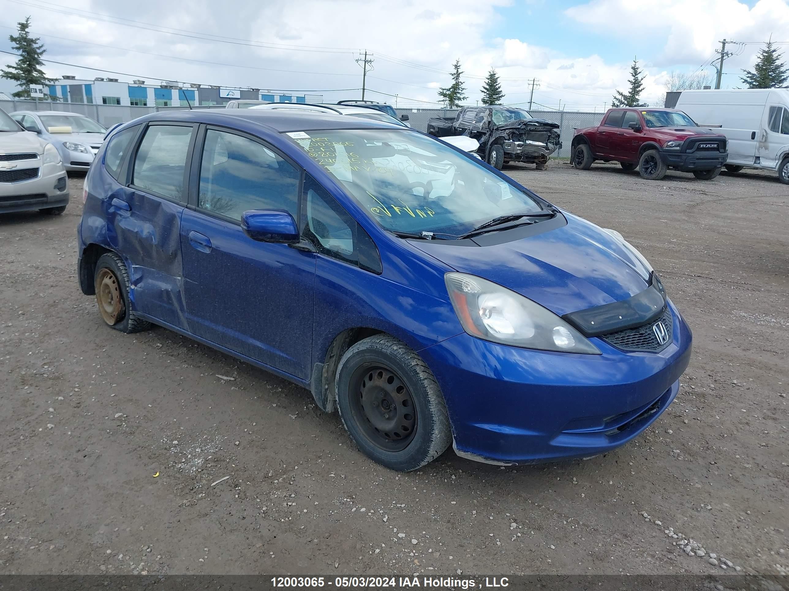 HONDA FIT 2010 jhmge8h50ac801816