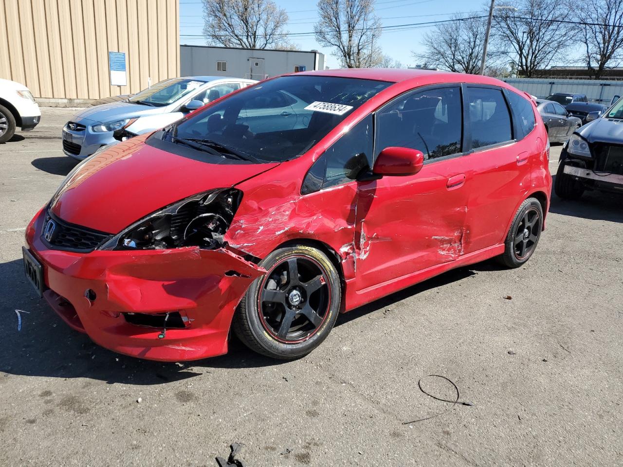 HONDA FIT 2012 jhmge8h50cc016439