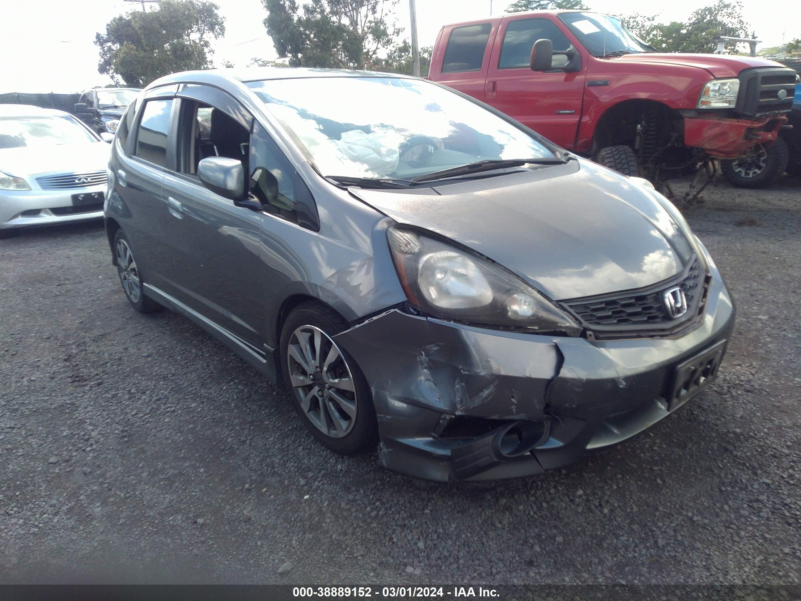 HONDA FIT 2013 jhmge8h50dc029256