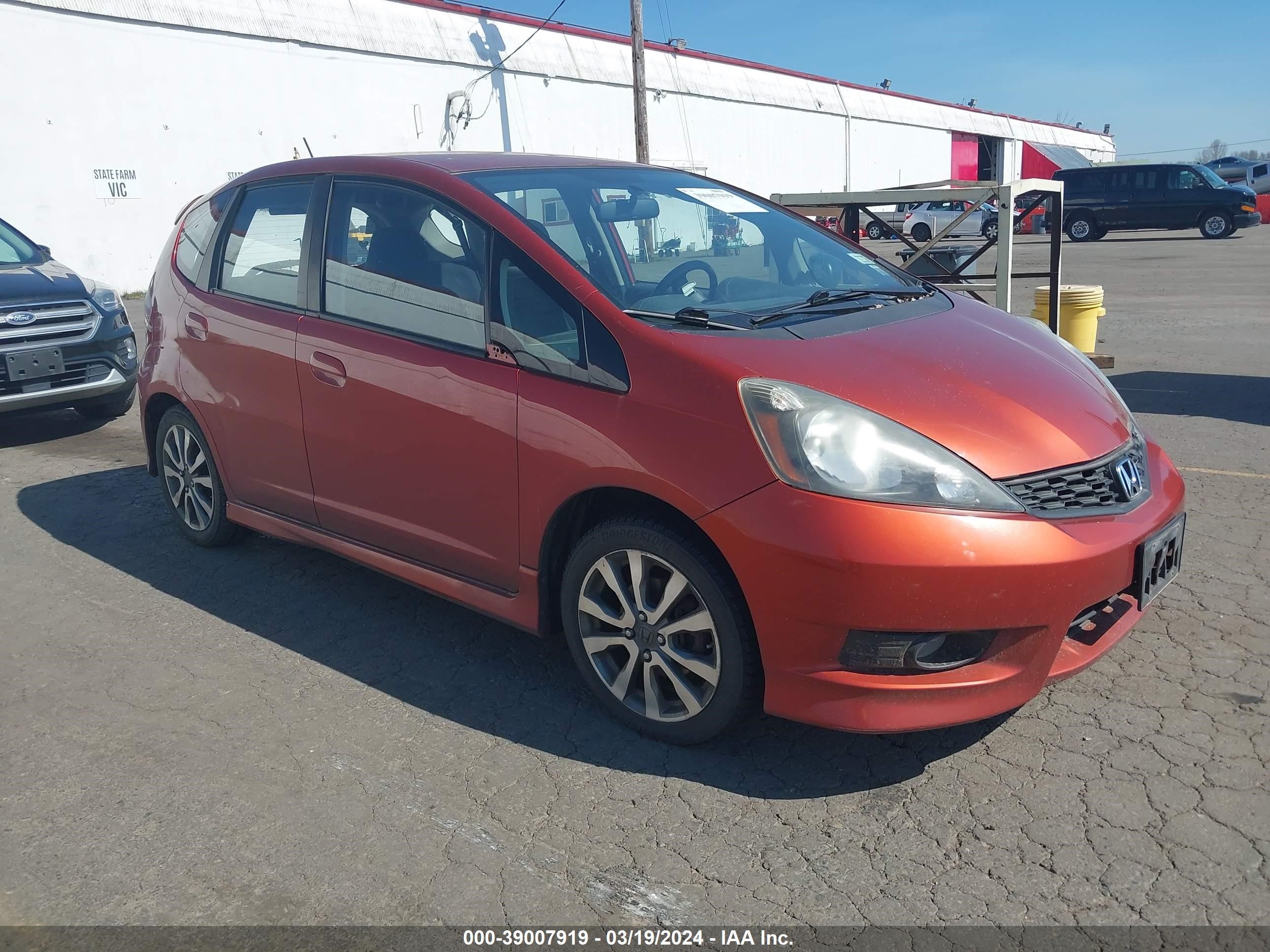 HONDA FIT 2012 jhmge8h51cc031421