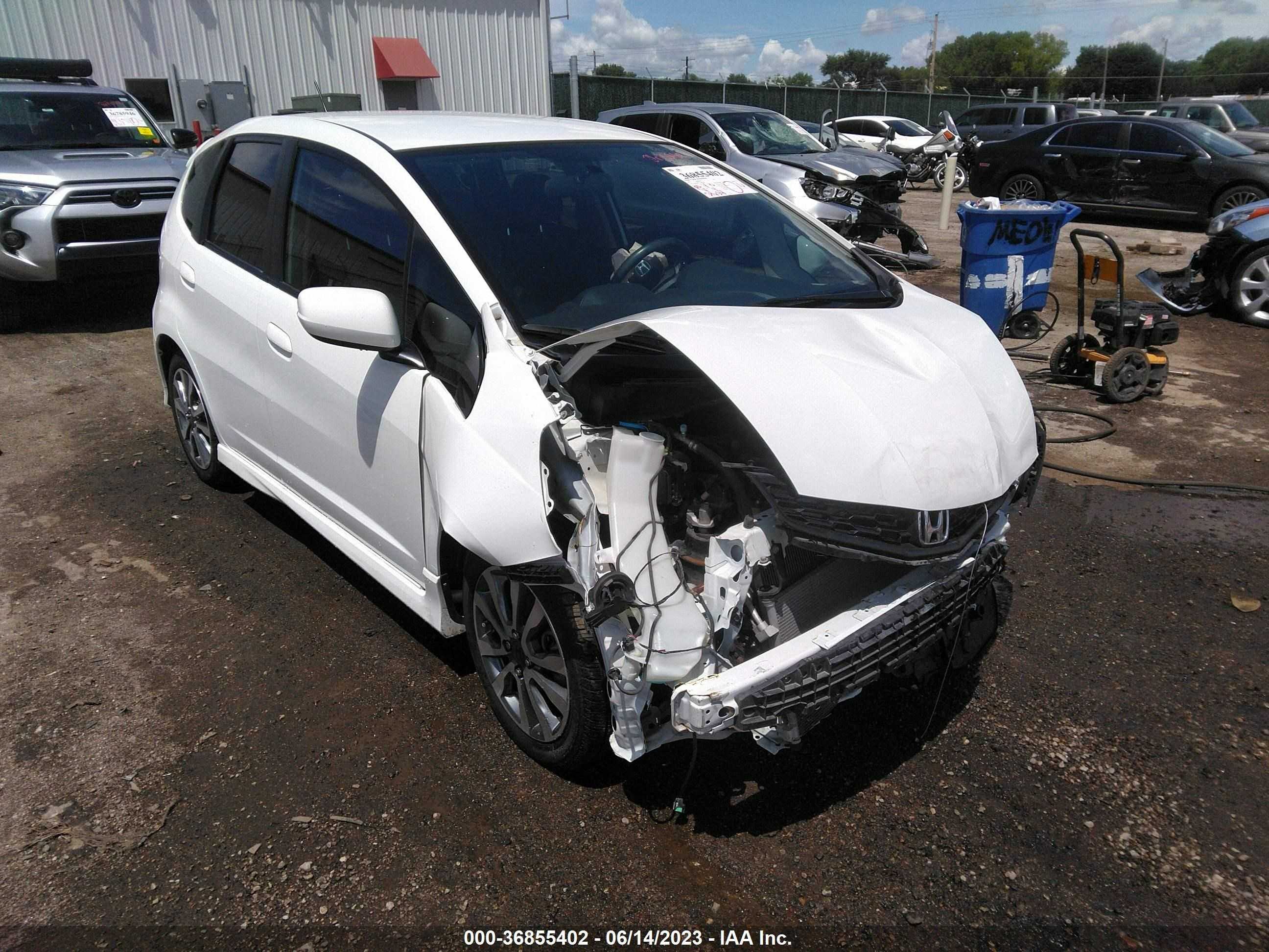 HONDA FIT 2012 jhmge8h51cs007688