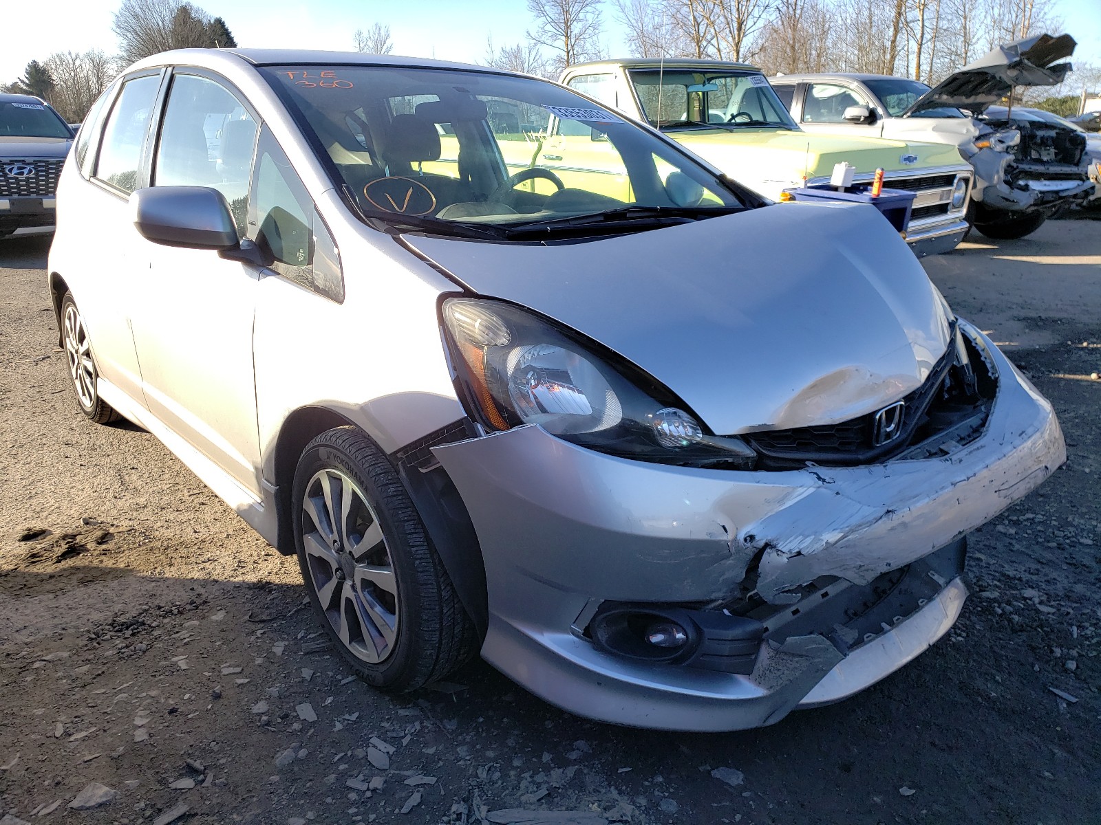 HONDA FIT SPORT 2013 jhmge8h51dc044719