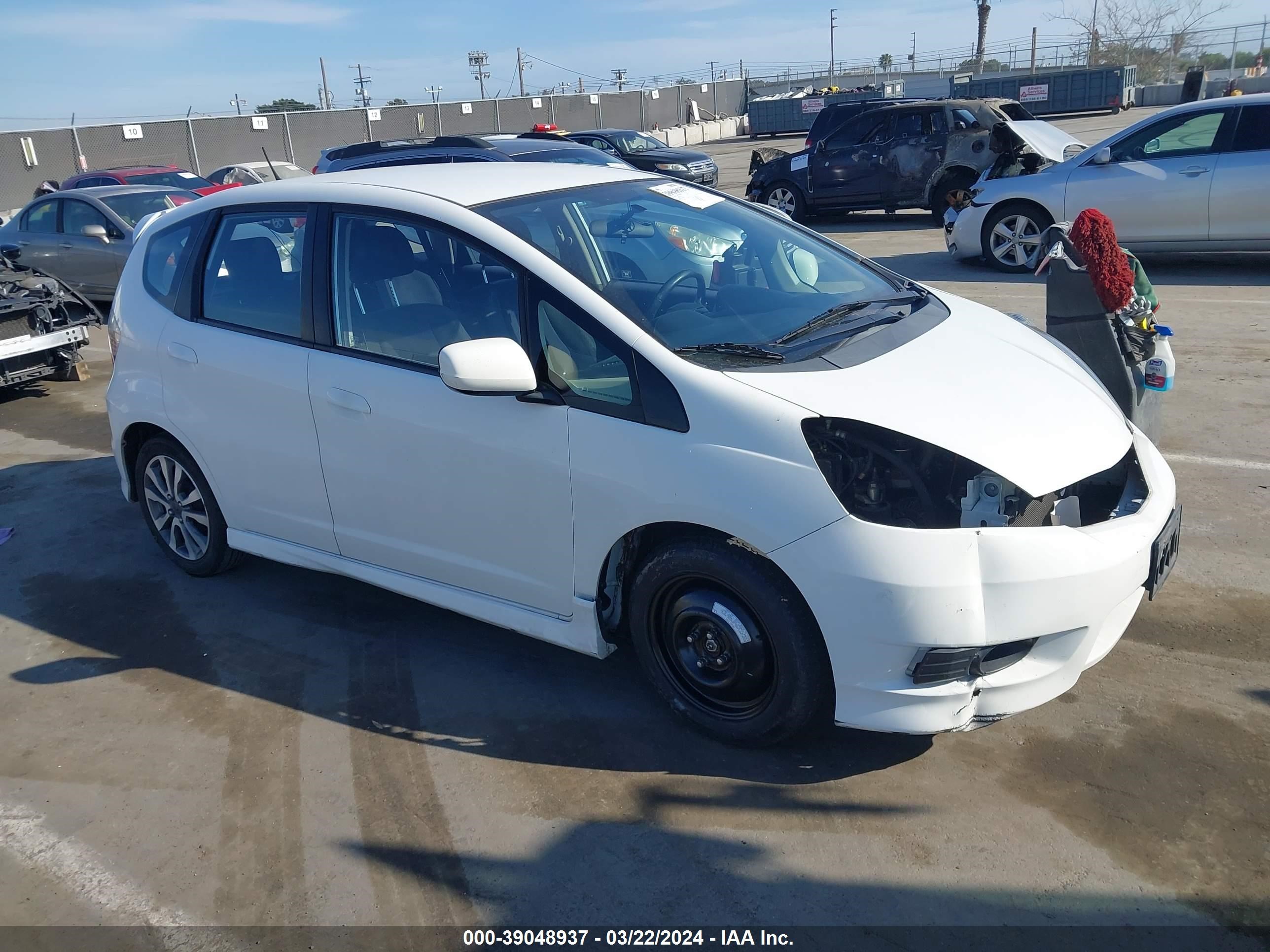 HONDA FIT 2012 jhmge8h52cc018239