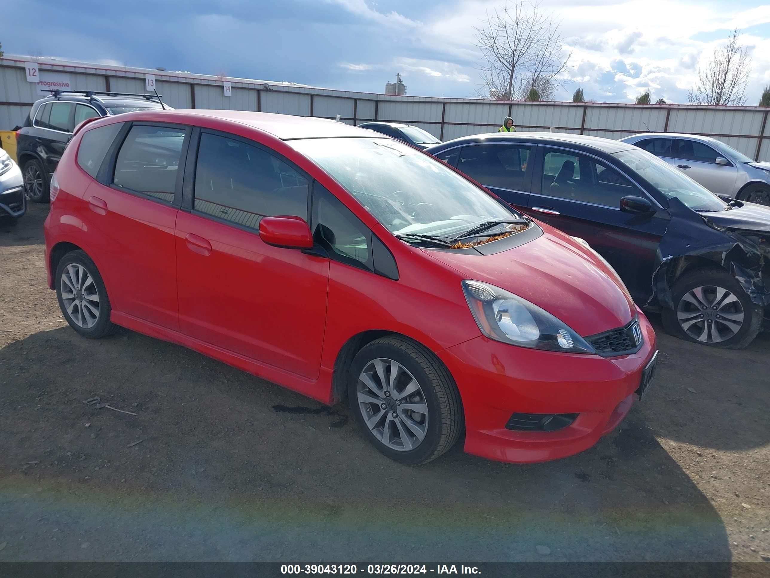 HONDA FIT 2012 jhmge8h52cc024252