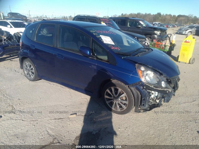 HONDA FIT 2013 jhmge8h52dc007002