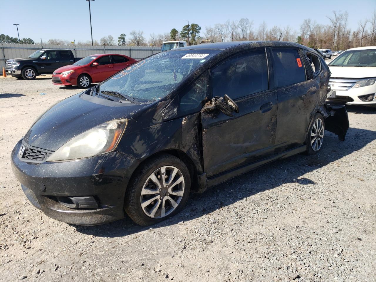 HONDA FIT 2013 jhmge8h52dc026696