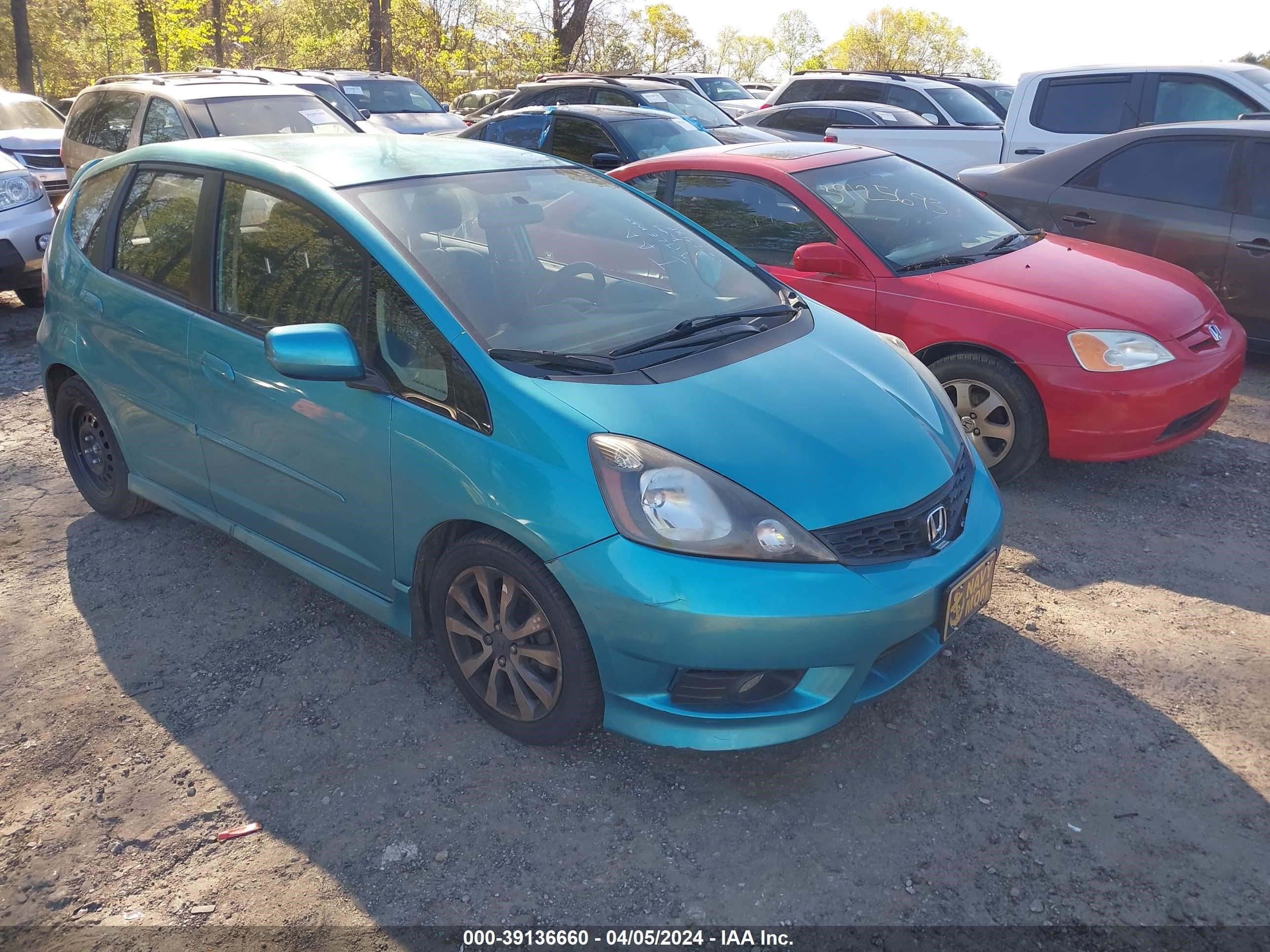 HONDA FIT 2013 jhmge8h53dc062381