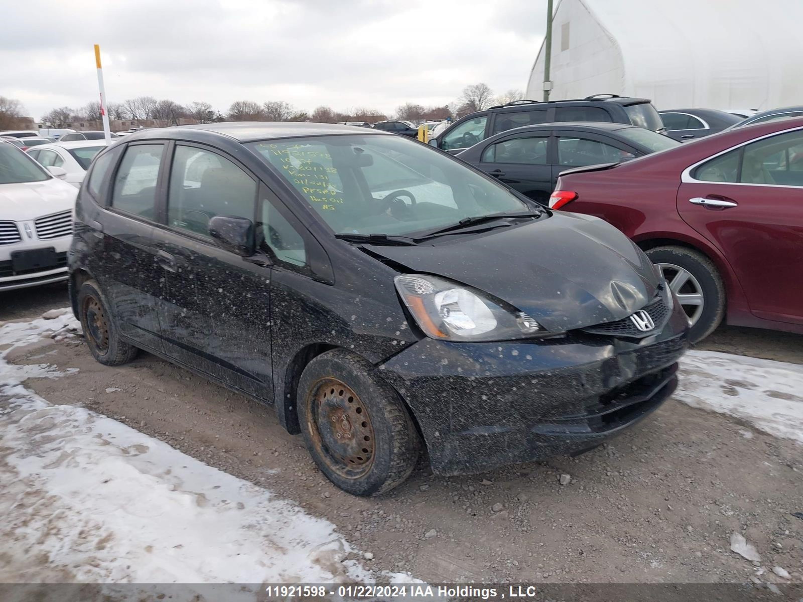 HONDA FIT 2010 jhmge8h54ac801138