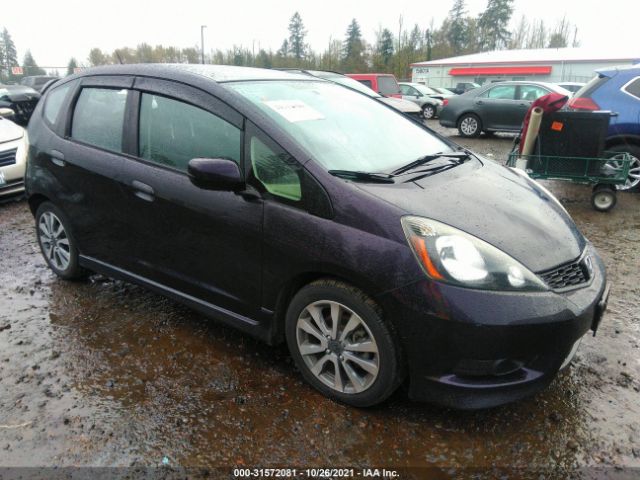 HONDA FIT 2013 jhmge8h54dc016607