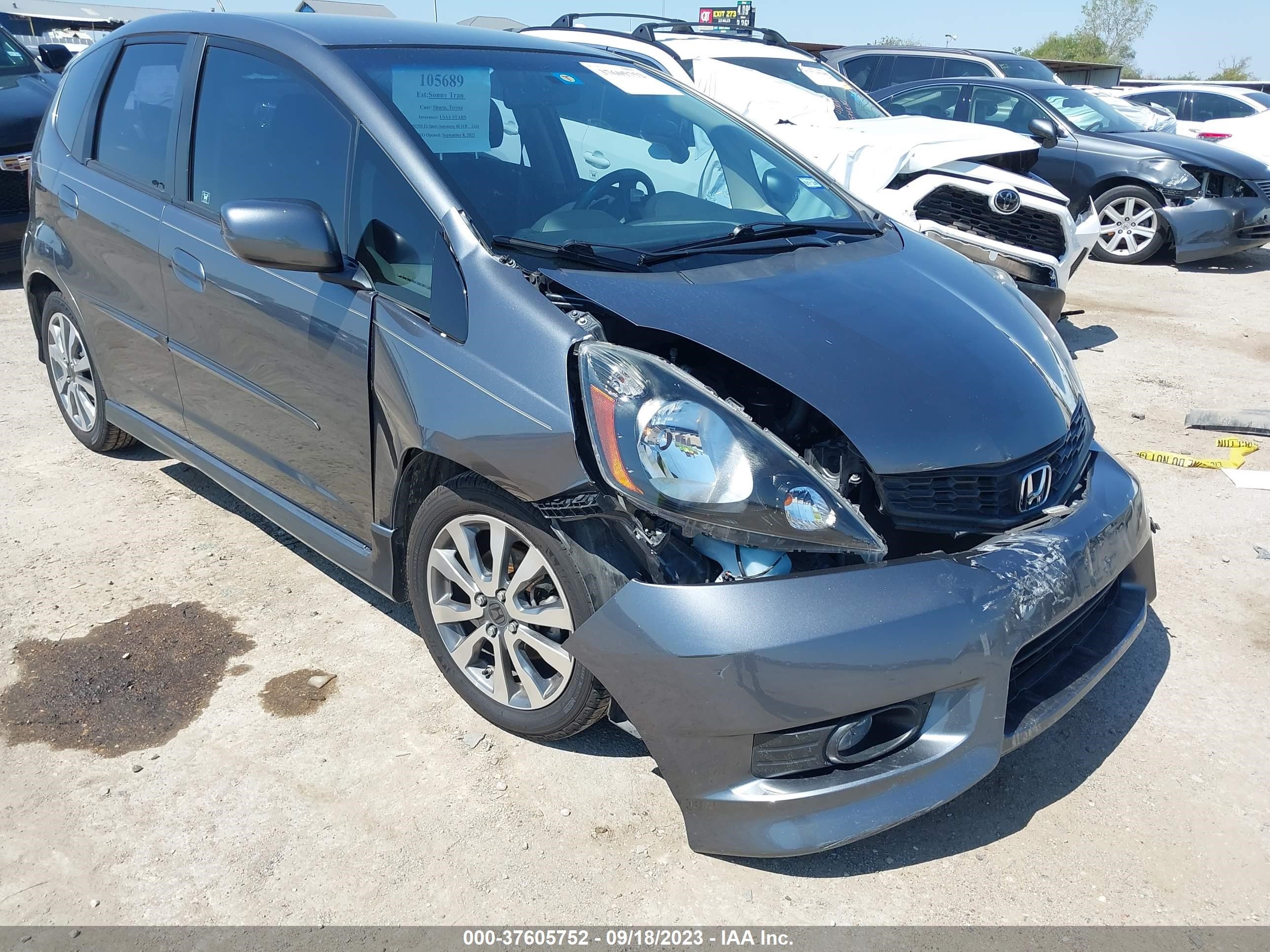 HONDA FIT 2013 jhmge8h54dc046741