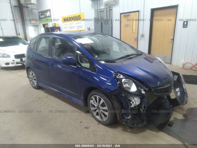 HONDA FIT 2013 jhmge8h54dc054662