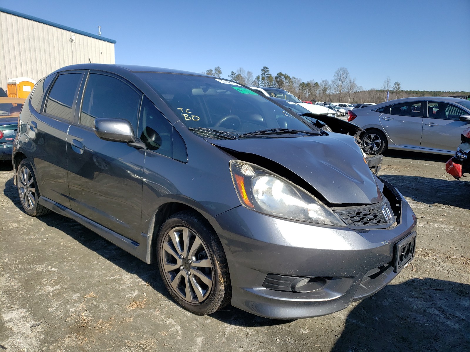 HONDA FIT SPORT 2012 jhmge8h55cc020647