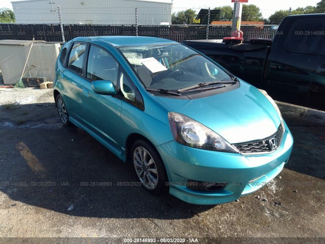 HONDA FIT 2013 jhmge8h55dc023470