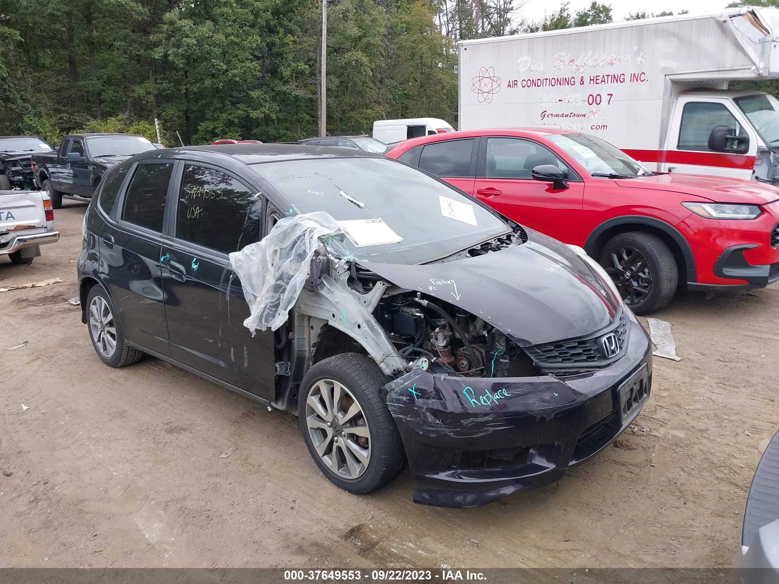 HONDA FIT 2013 jhmge8h57dc005908