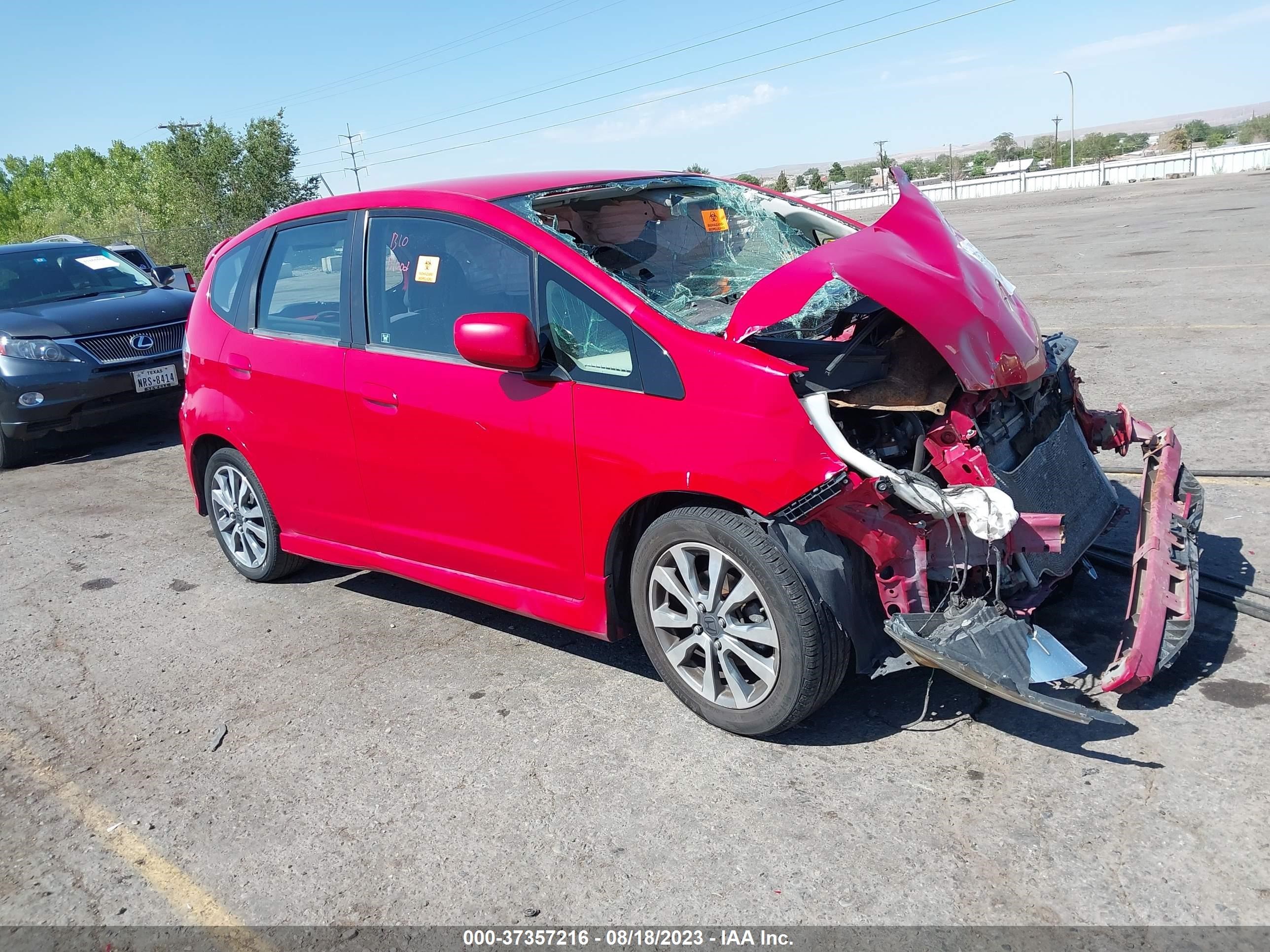 HONDA FIT 2012 jhmge8h58cc007018