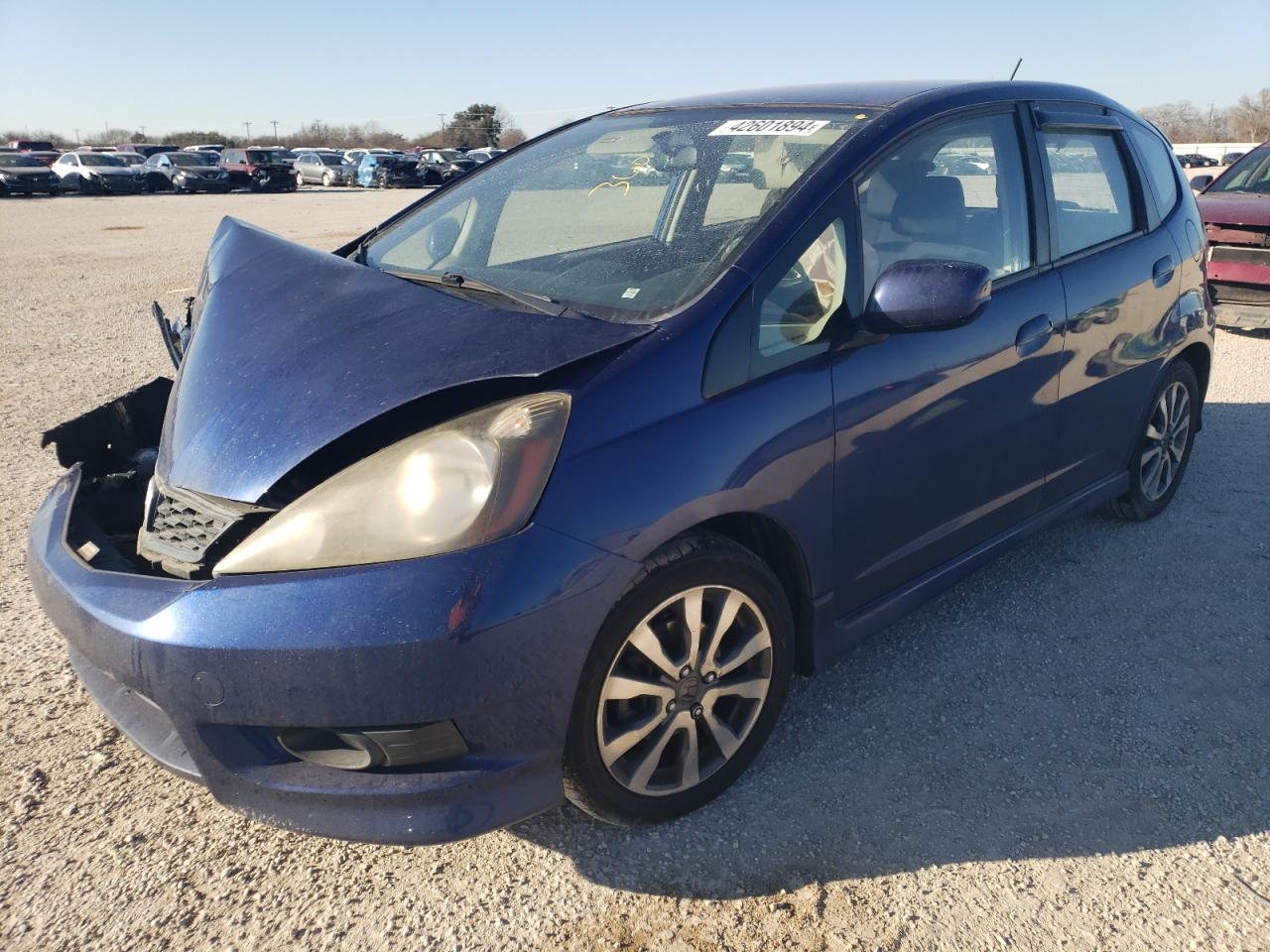 HONDA FIT 2013 jhmge8h58dc007022