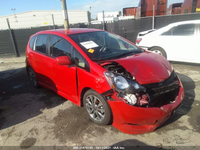 HONDA FIT 2013 jhmge8h58dc022099