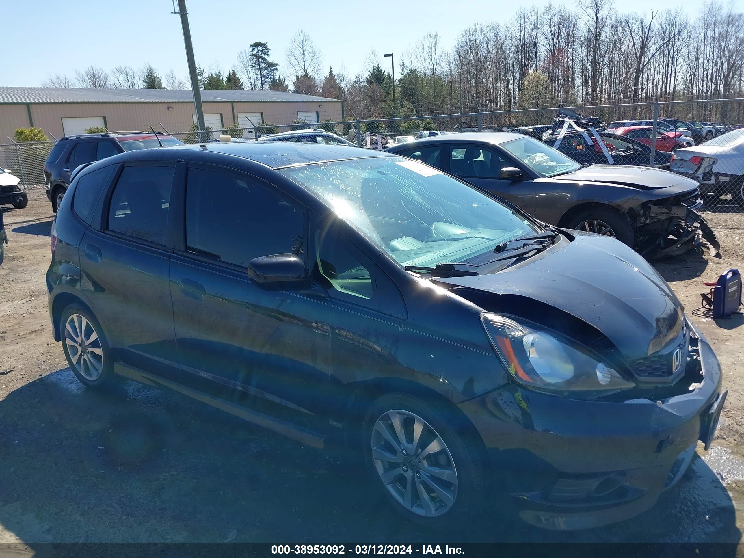 HONDA FIT 2013 jhmge8h58dc062750